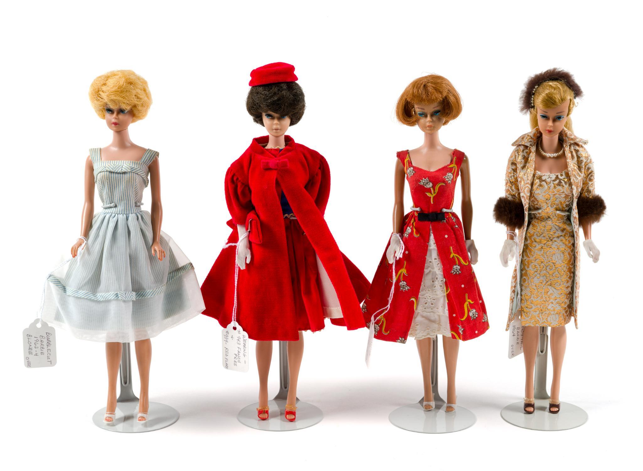 4 Vintage Barbies