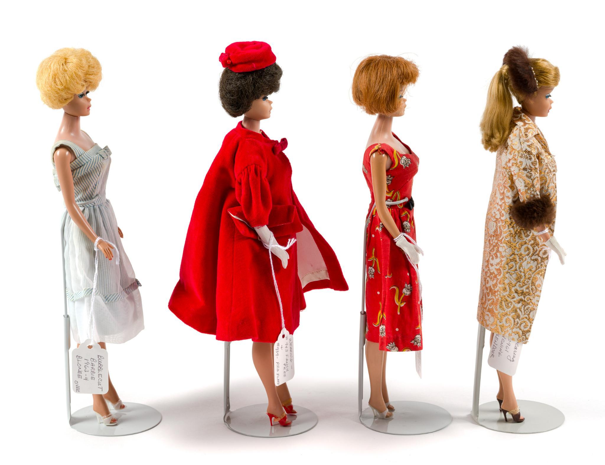 4 Vintage Barbies