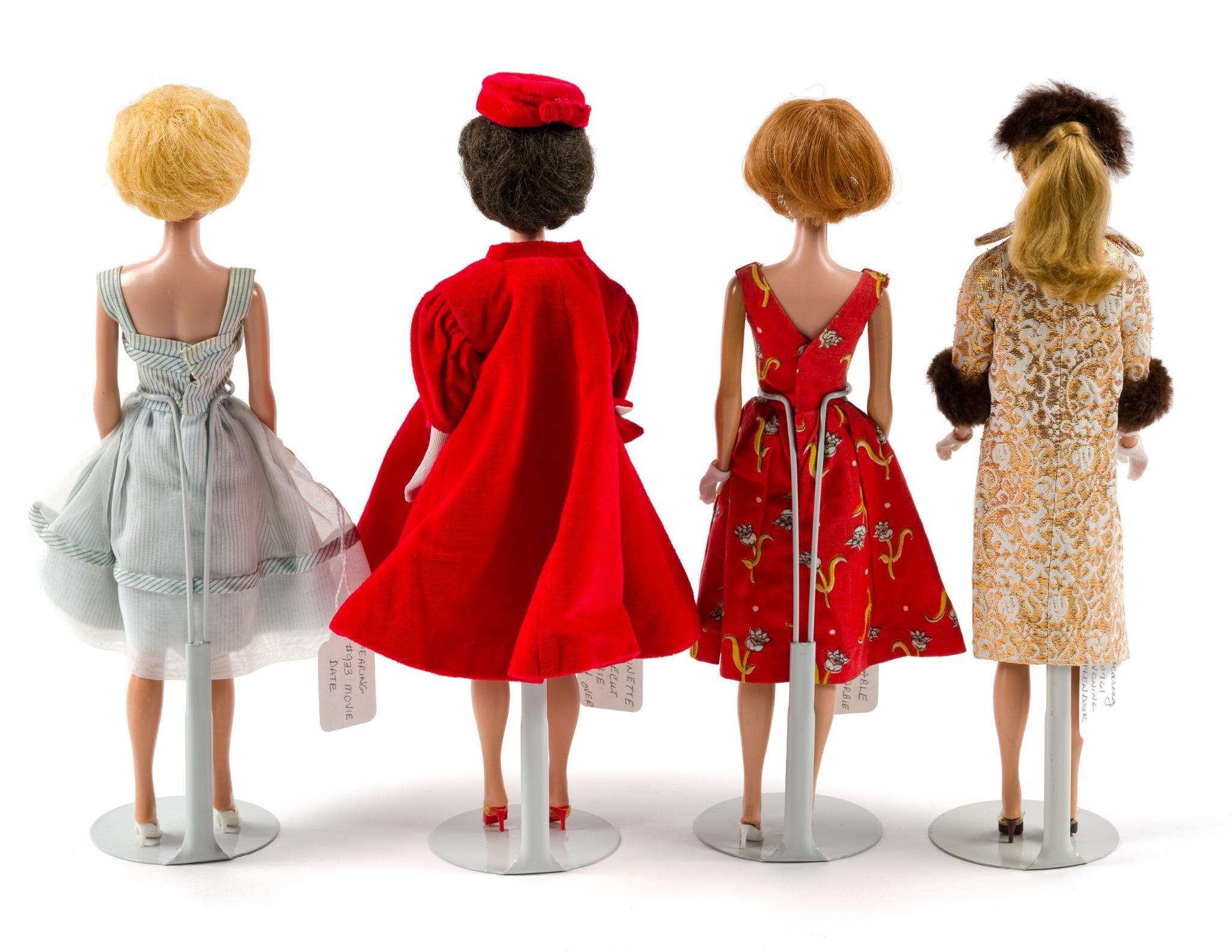 4 Vintage Barbies