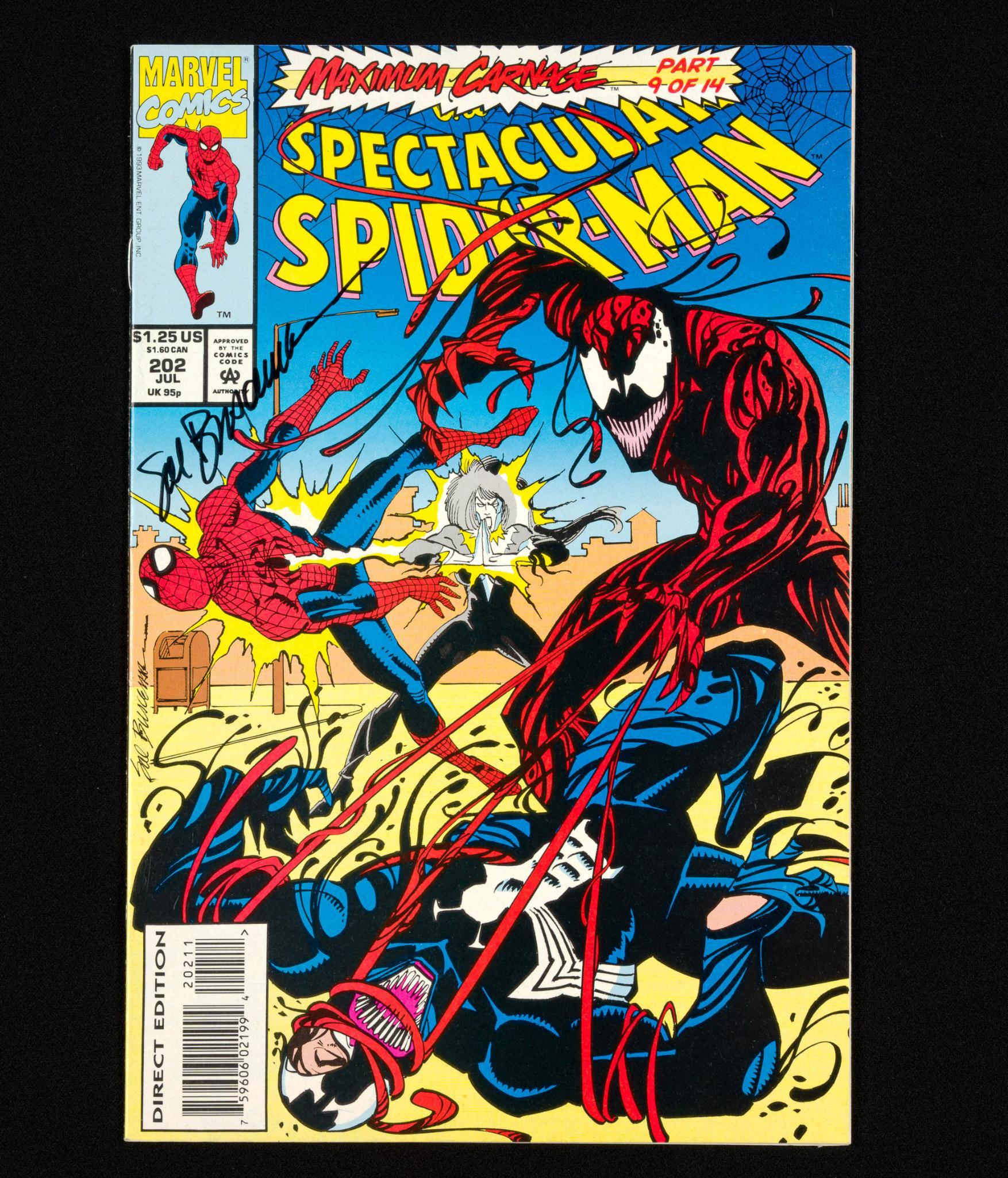 3 Spider-Man Comics Signed by Sal Buscema