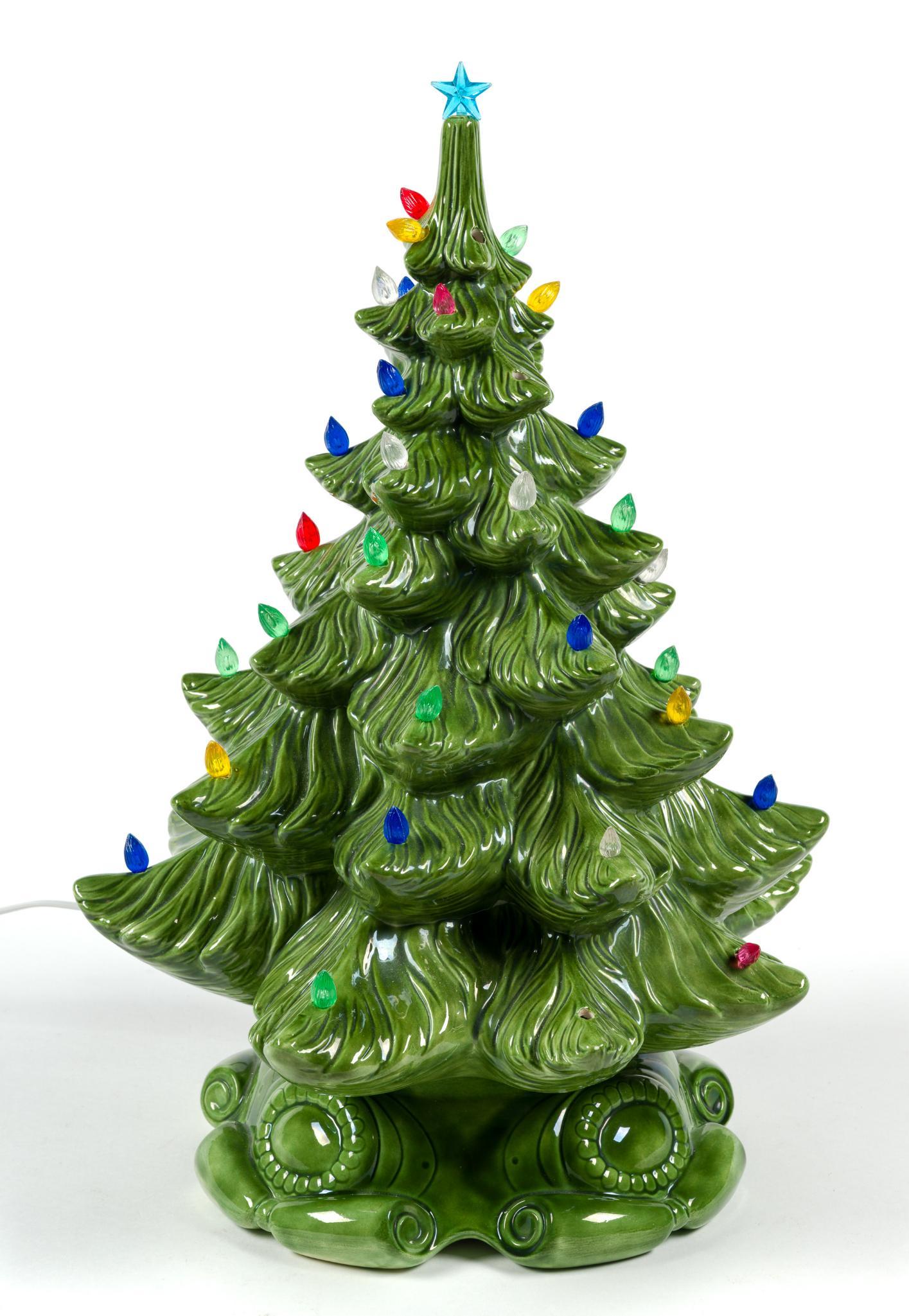 Ceramic Light Up Christmas Tree
