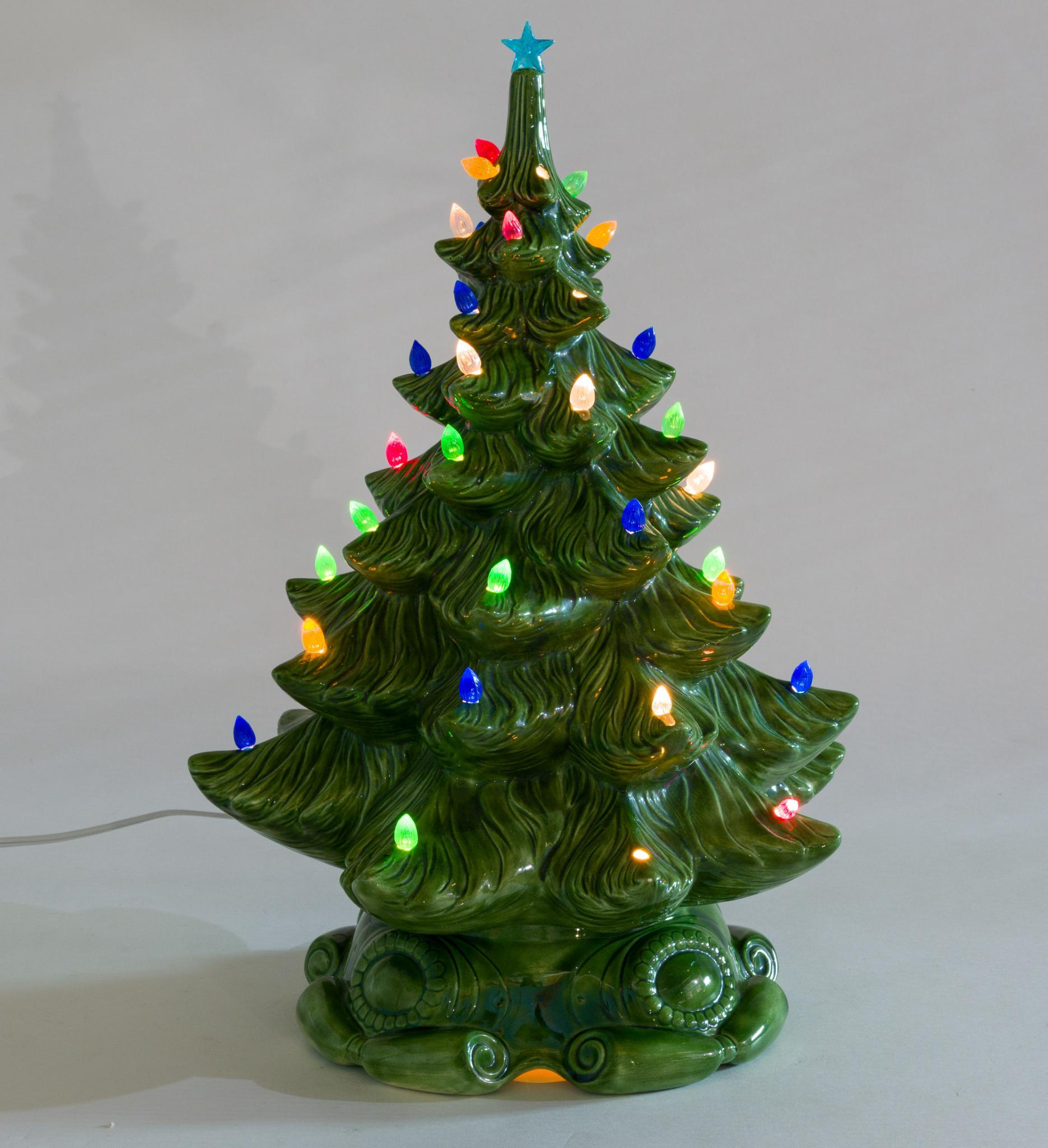Ceramic Light Up Christmas Tree