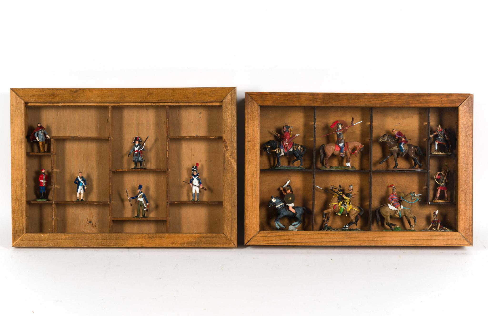 2 Displays of Toy Soldiers Incl. Del Prado