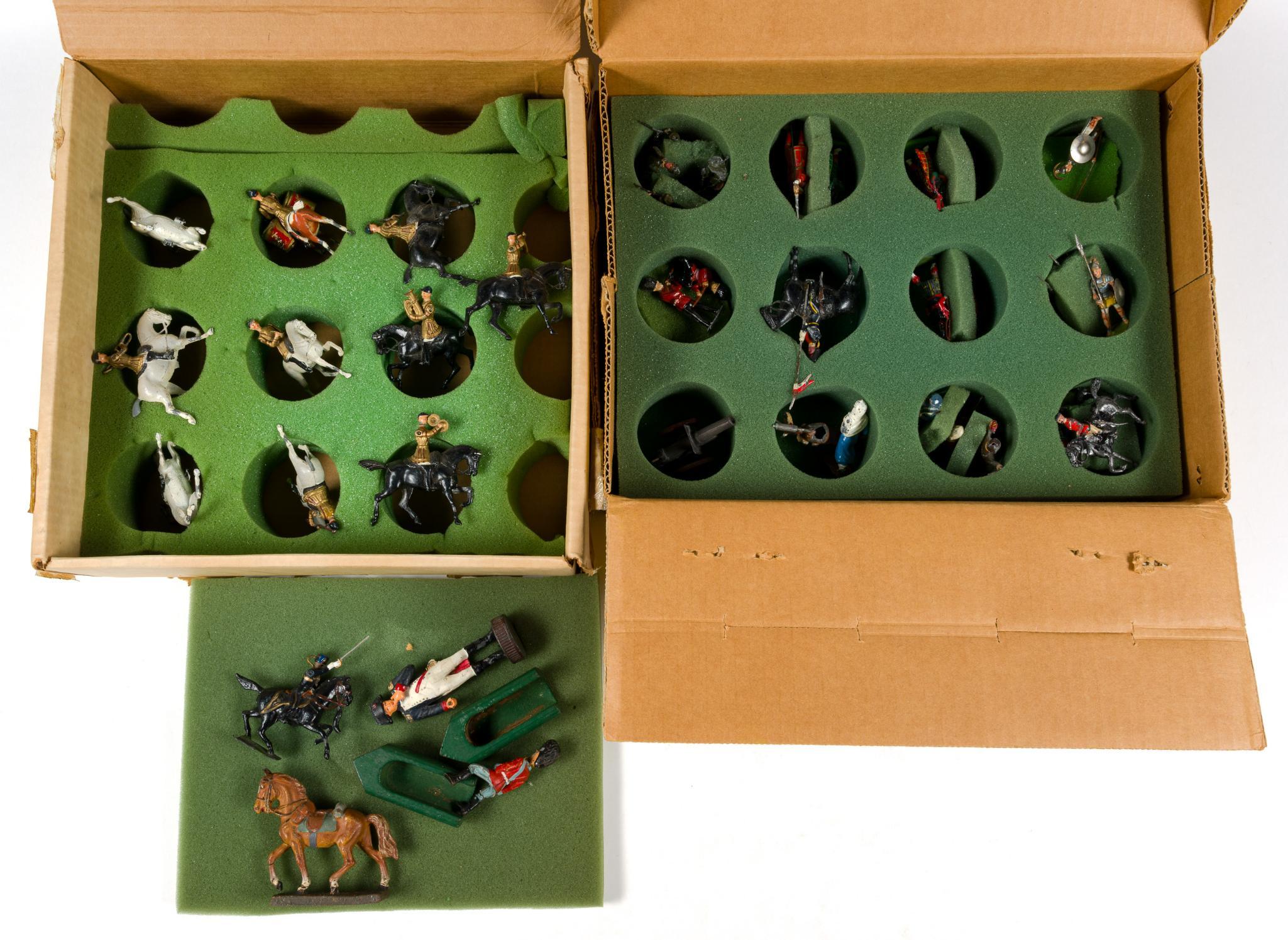 45 Vintage Lead Cast Figures