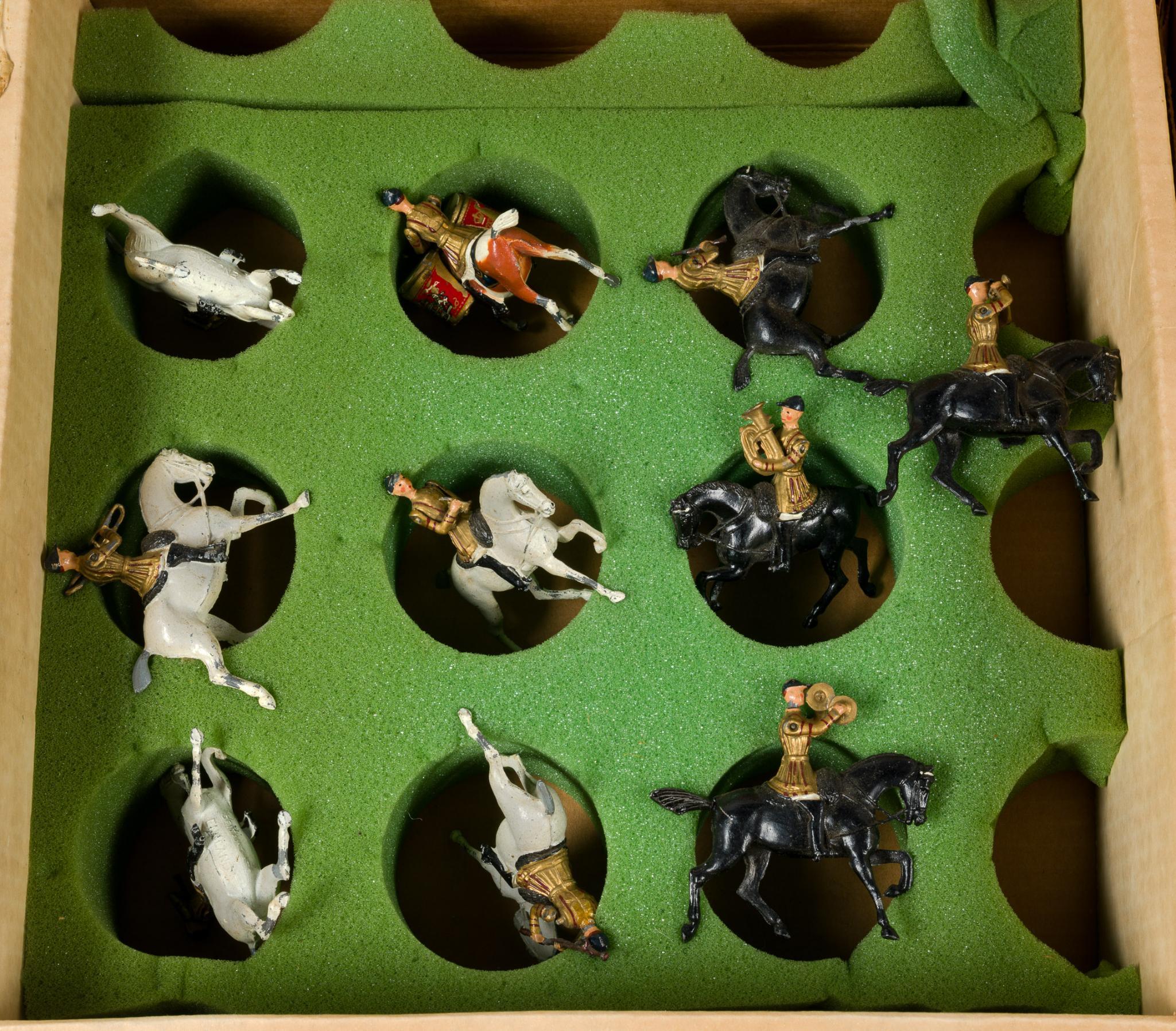 45 Vintage Lead Cast Figures