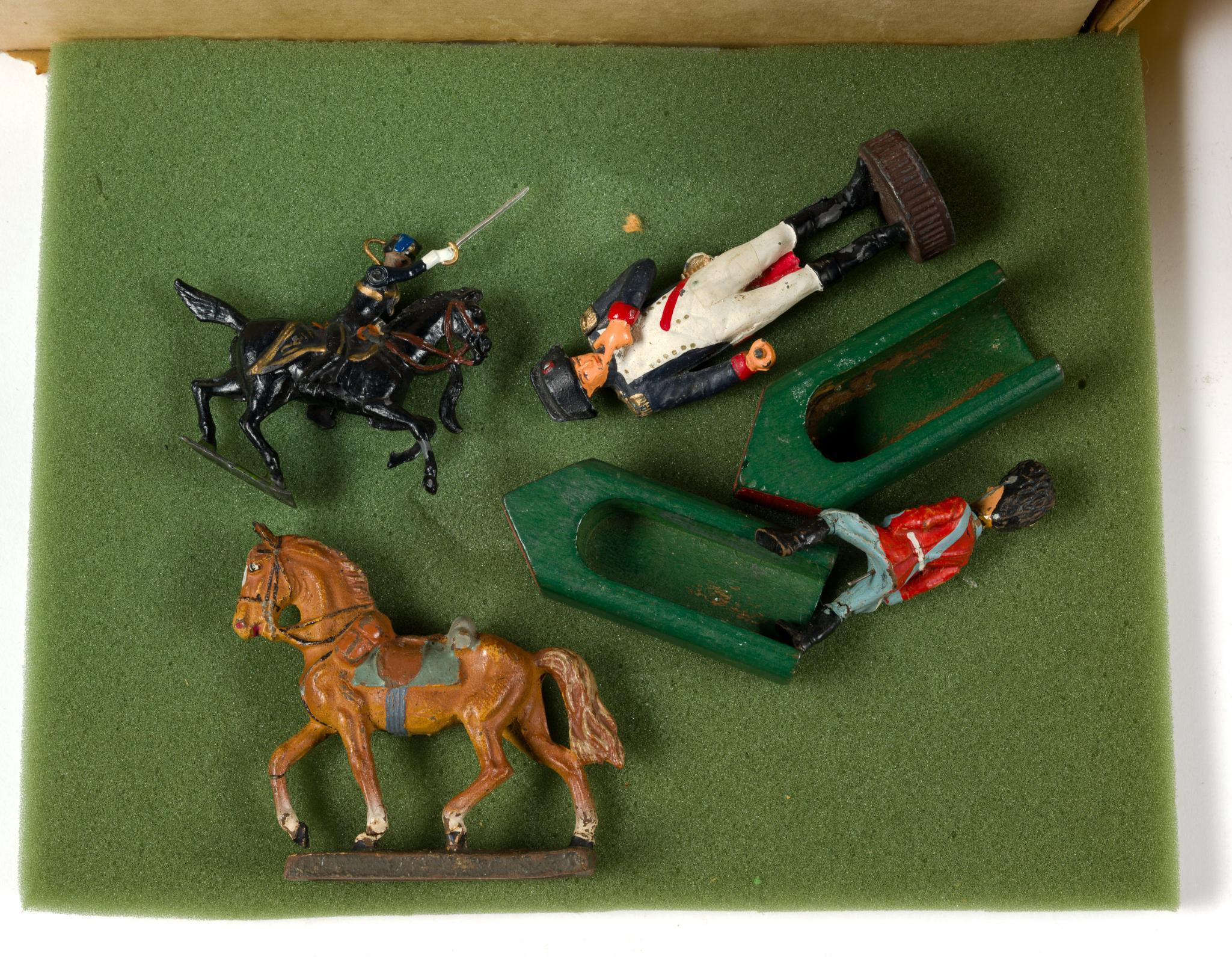 45 Vintage Lead Cast Figures