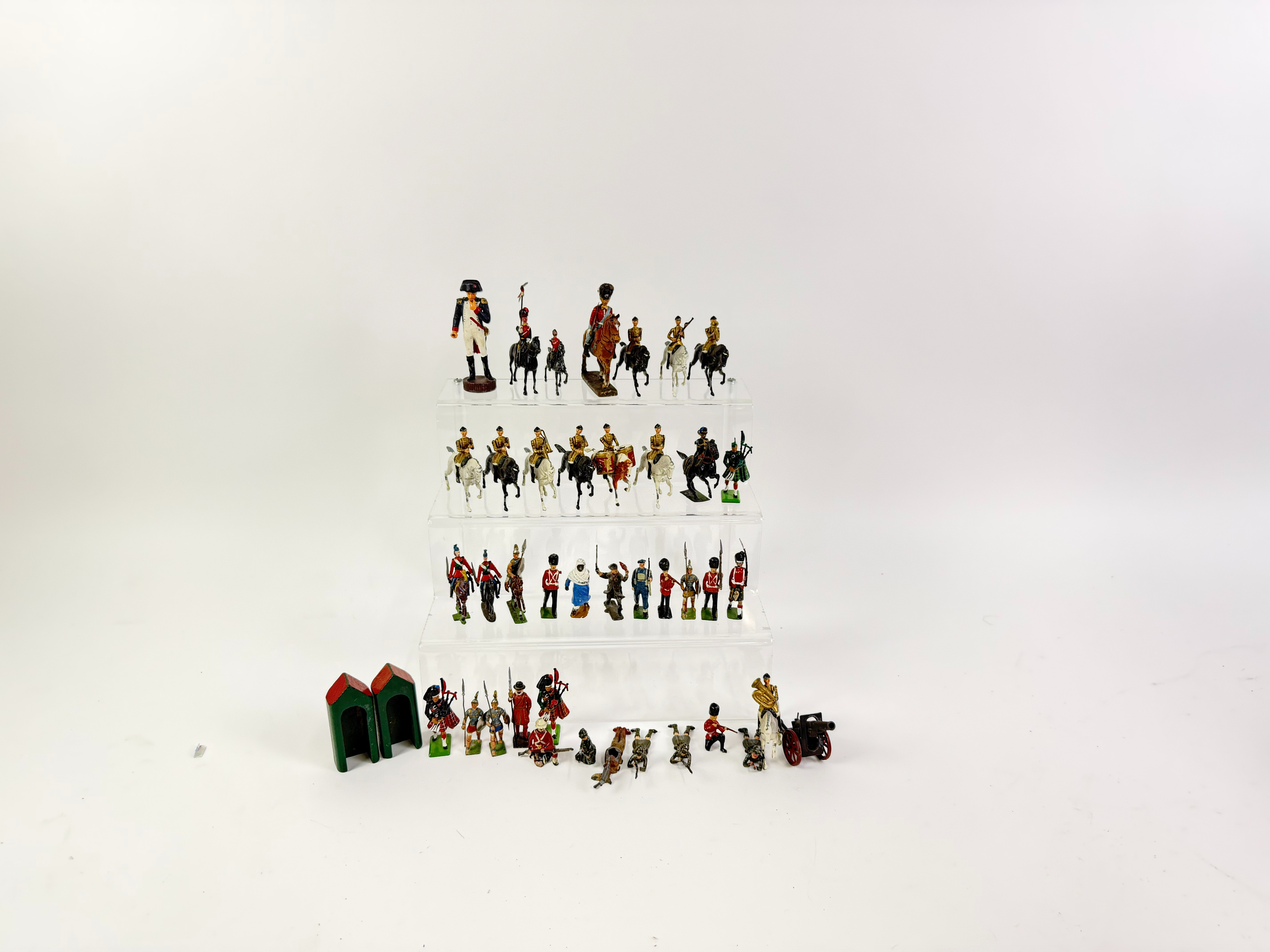 45 Vintage Lead Cast Figures