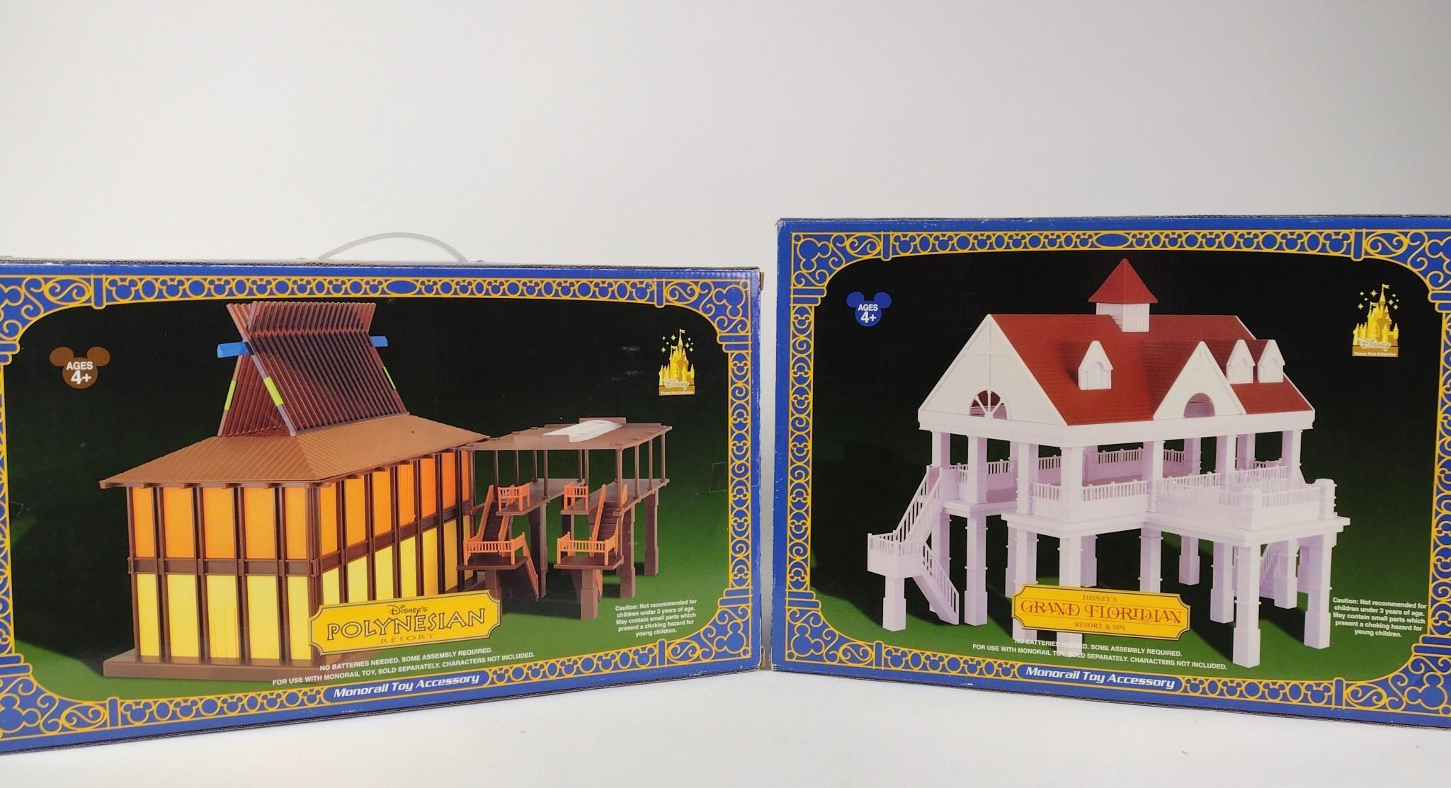 2 Disney Theme Park Collection Monorail Toy Accessories