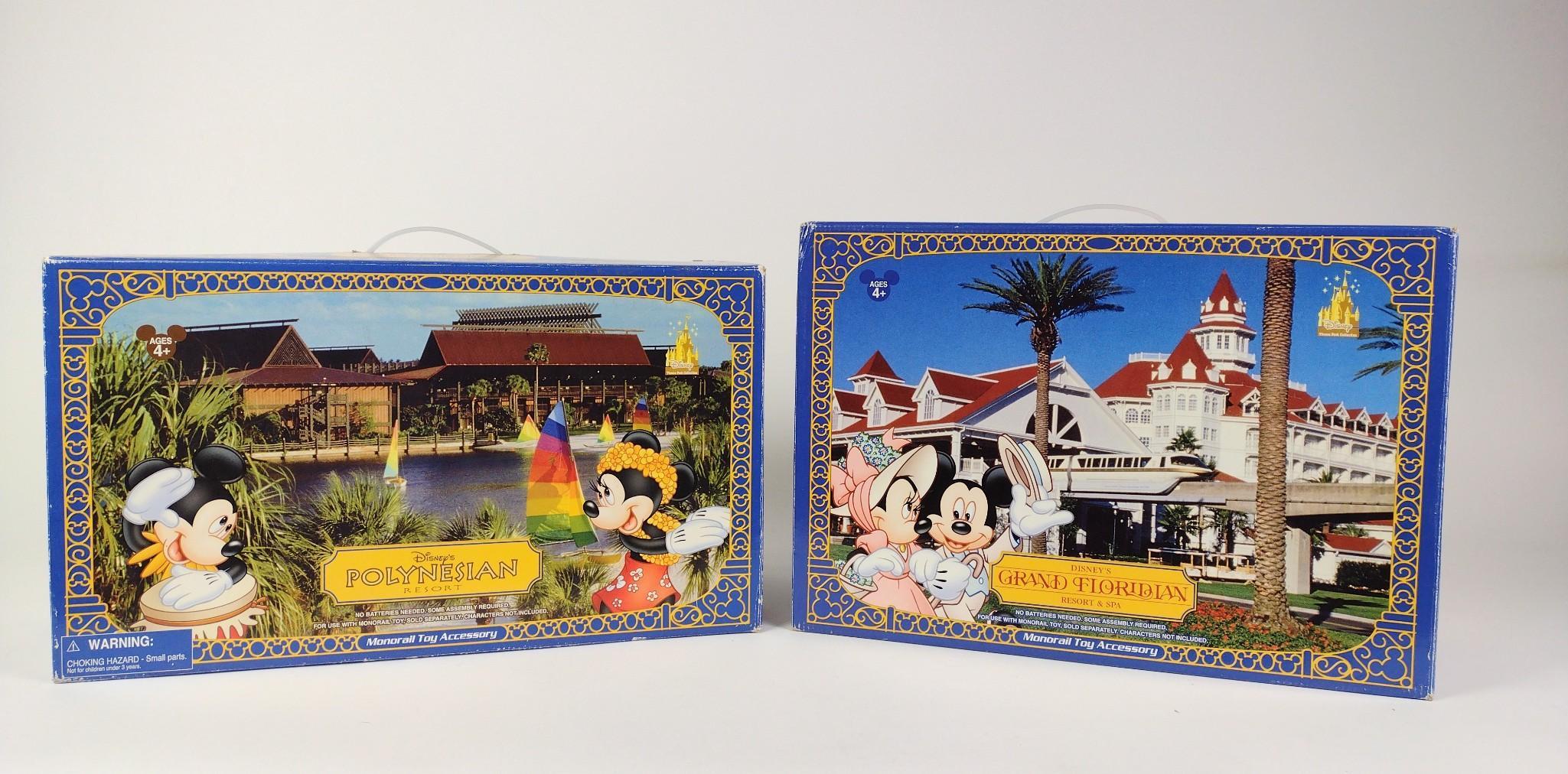 2 Disney Theme Park Collection Monorail Toy Accessories