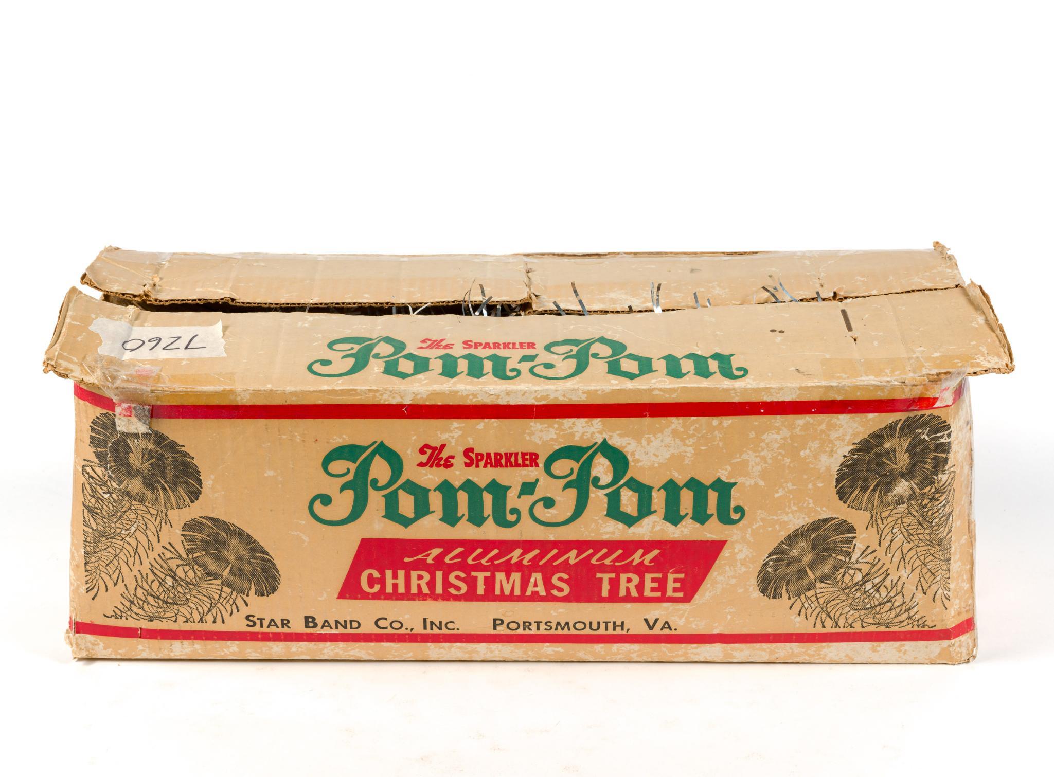 The Sparkler Pom-Pom Aluminum Christmas Tree
