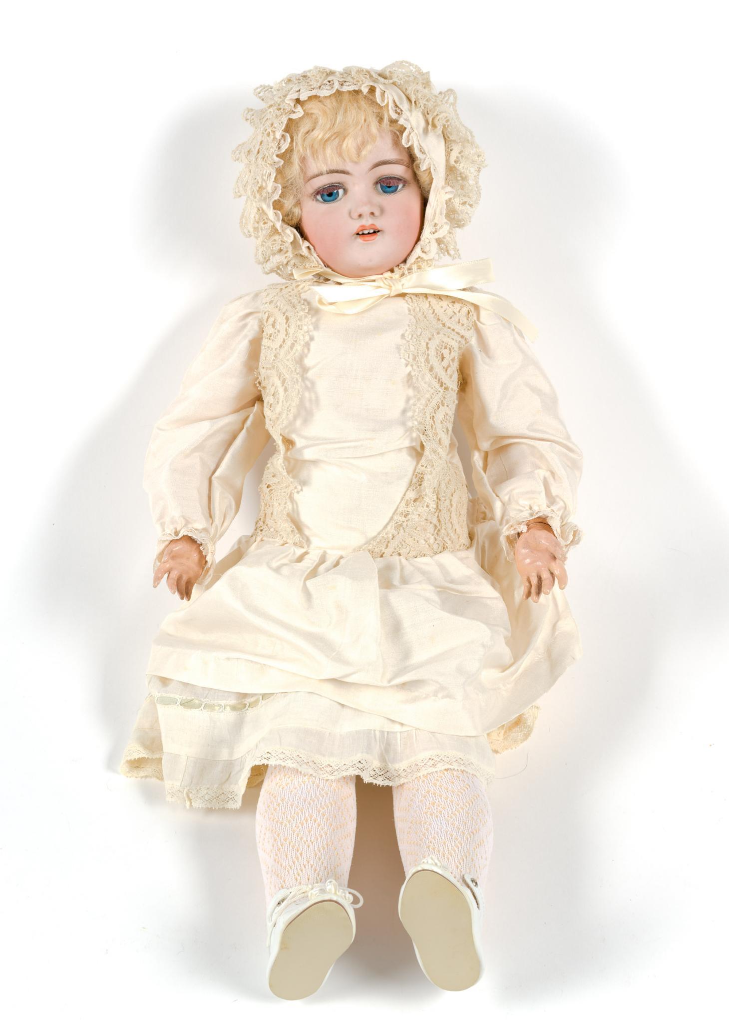 Antique German Bisque Head Doll