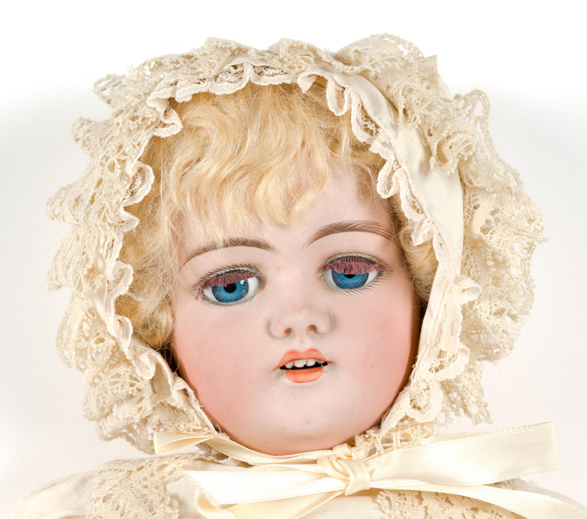 Antique German Bisque Head Doll