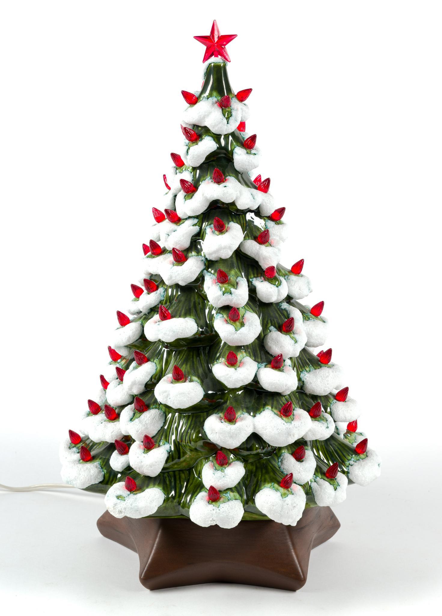 Ceramic Lighted Christmas Tree