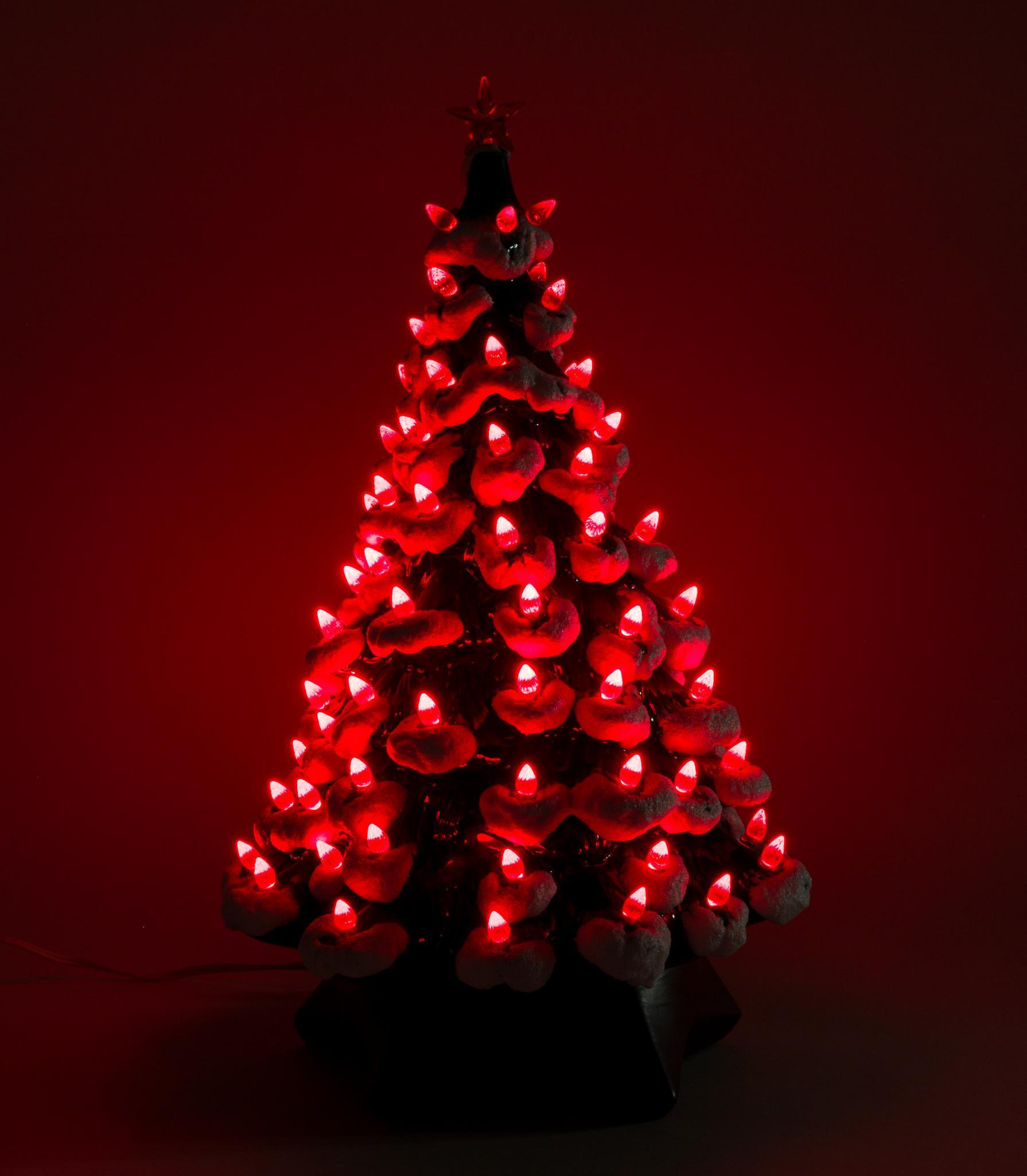 Ceramic Lighted Christmas Tree