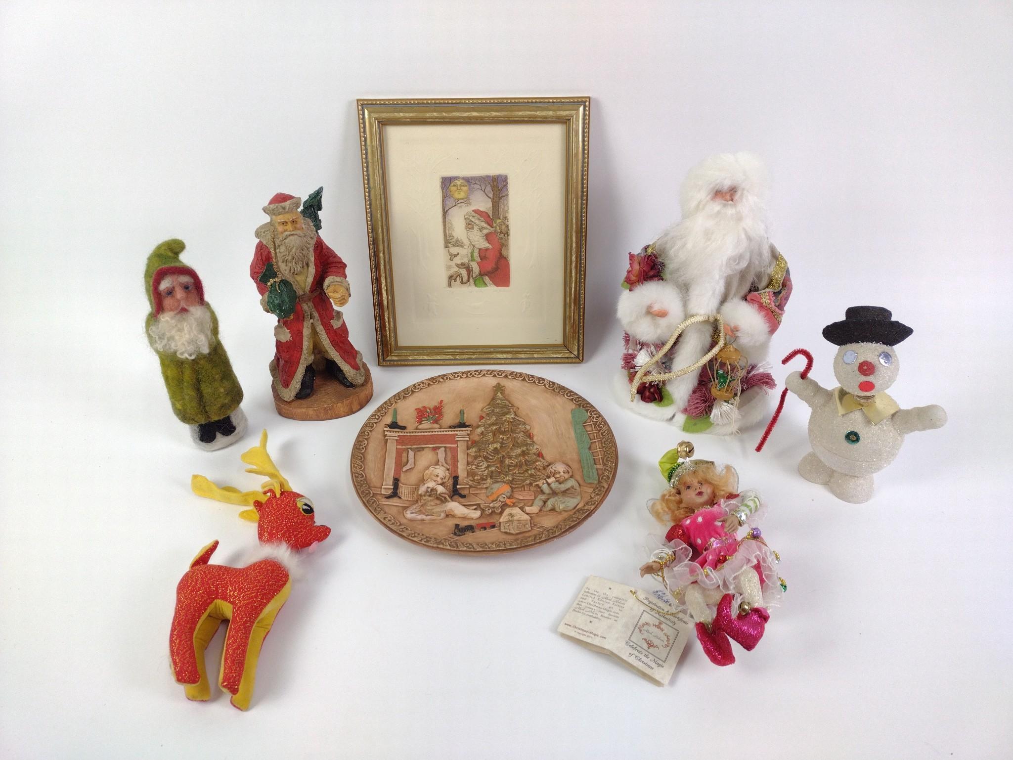 Vintage Christmas Collectibles Incl. Mark Roberts Faeries
