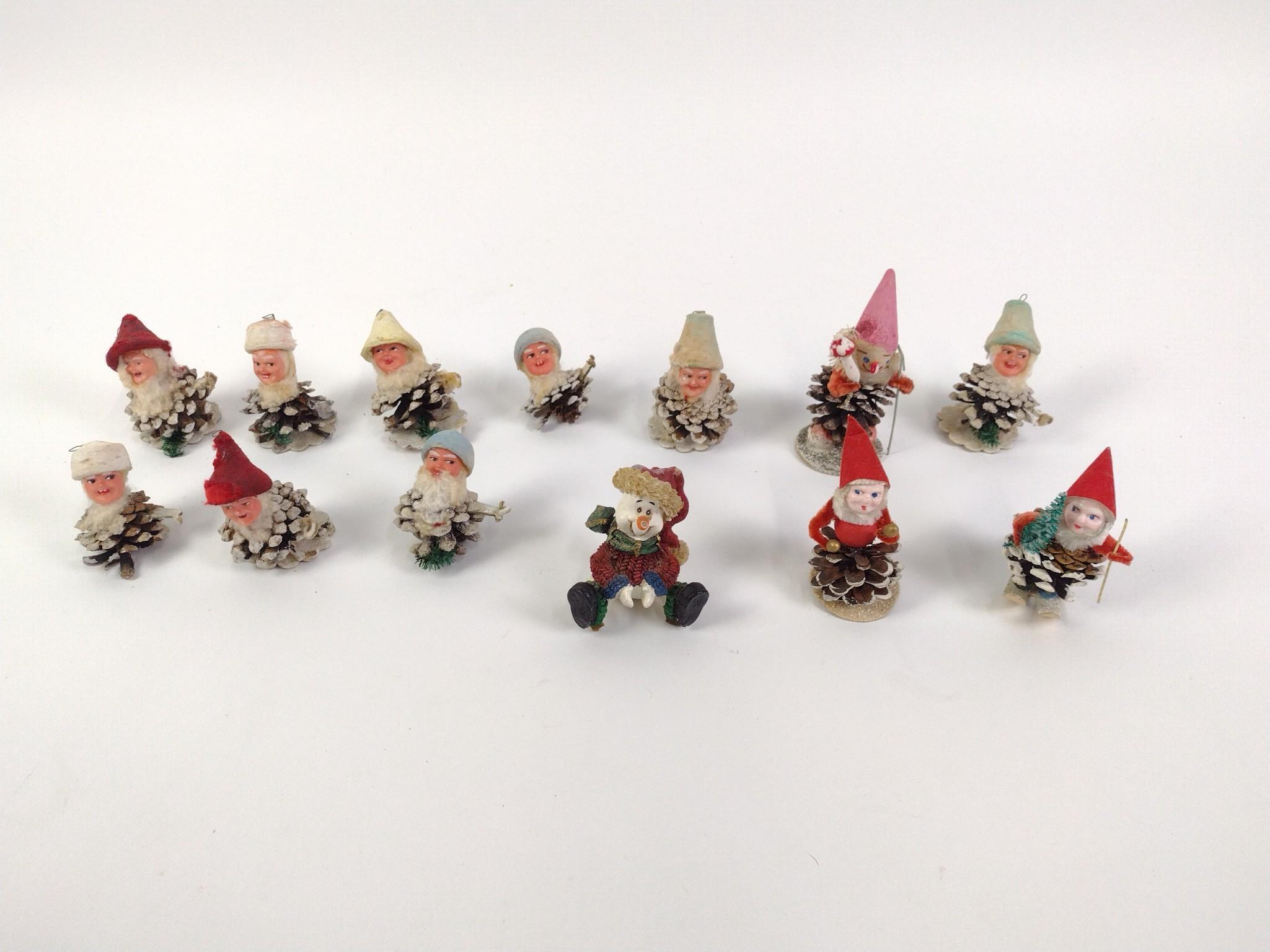 Christmas Village and Stocking Holders