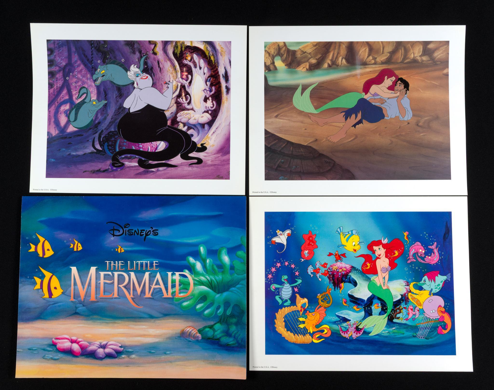 7 Disney Lithographs incl. Pocahontas