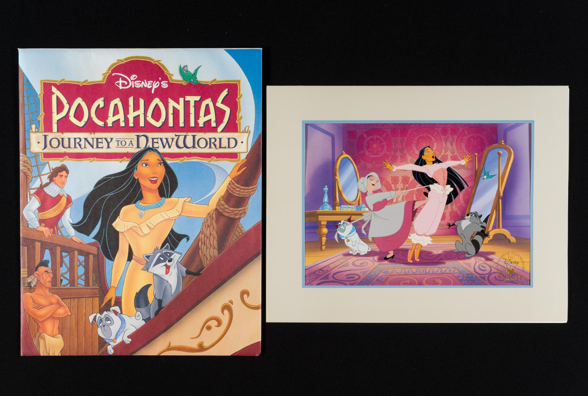7 Disney Lithographs incl. Pocahontas
