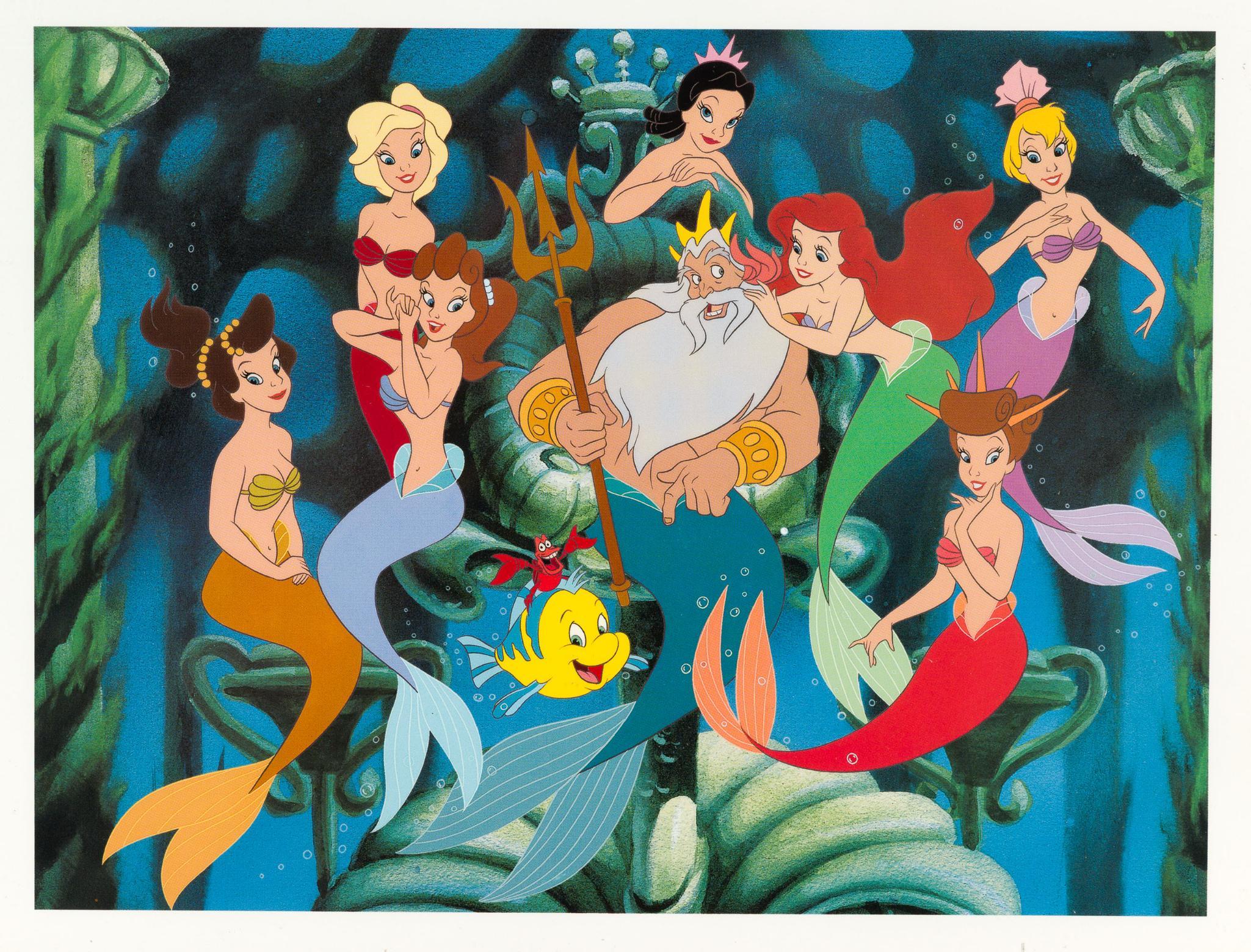 2 Disney Lithographs incl. Mulan