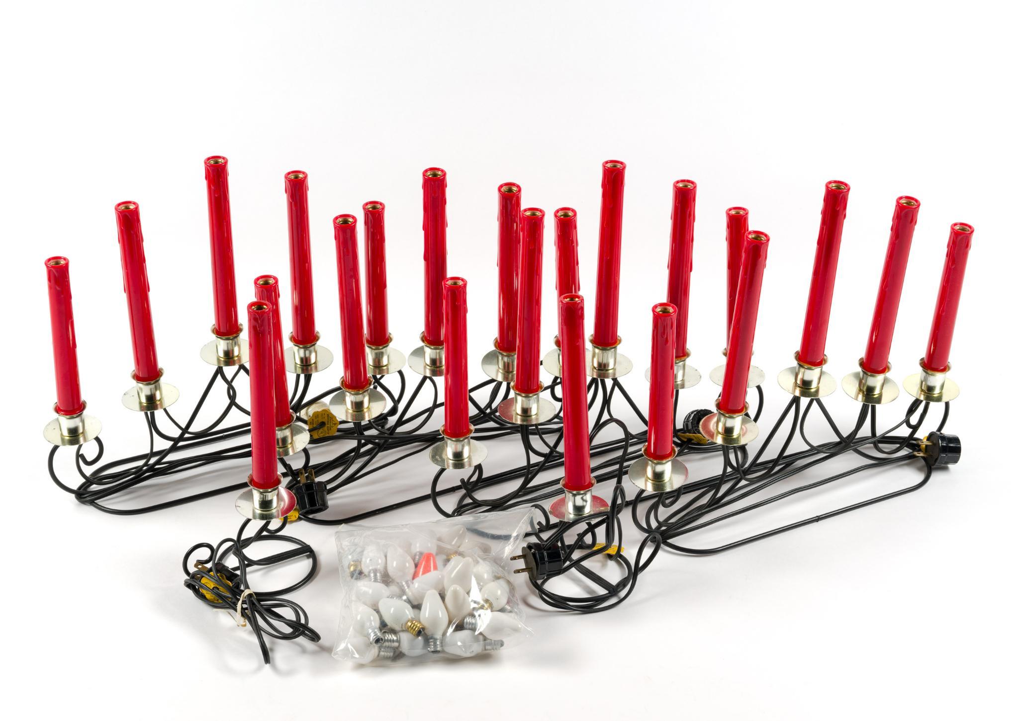 3 Vintage Paramount Electric Candelabra