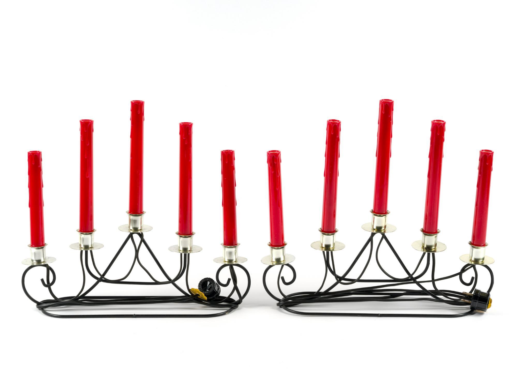 3 Vintage Paramount Electric Candelabra