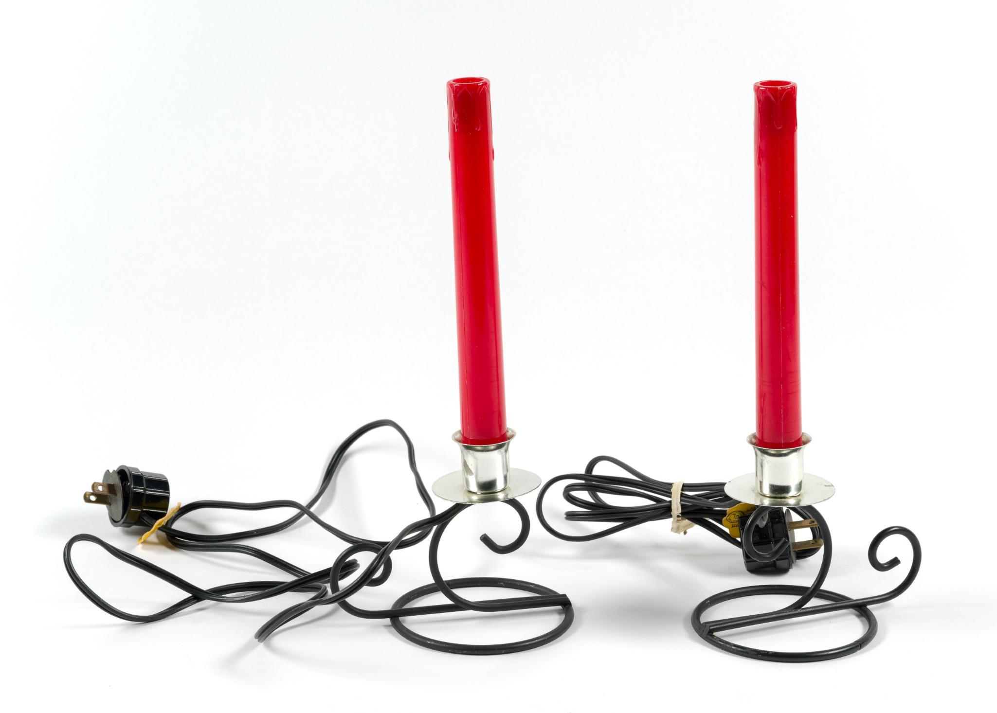 3 Vintage Paramount Electric Candelabra