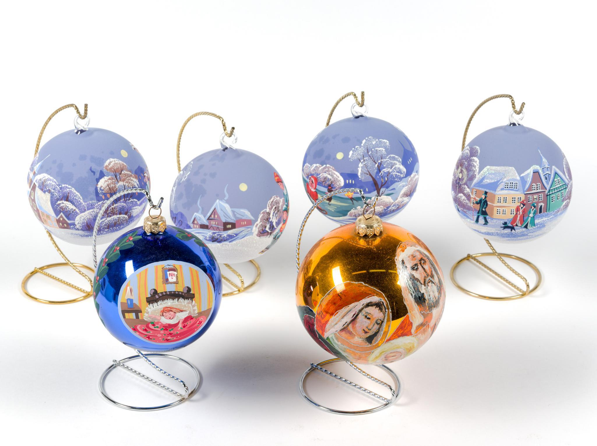 Christmas "Andrzej" Collectibles Ornaments with Stands
