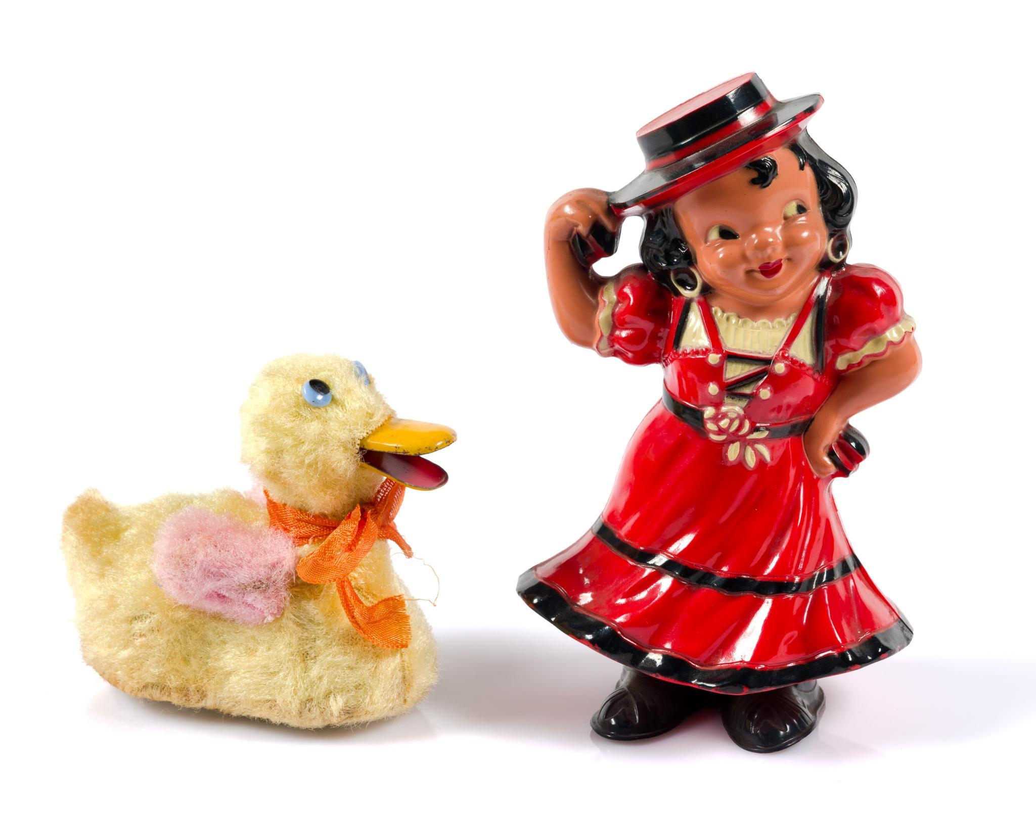 2 Vintage Wind Up Toys