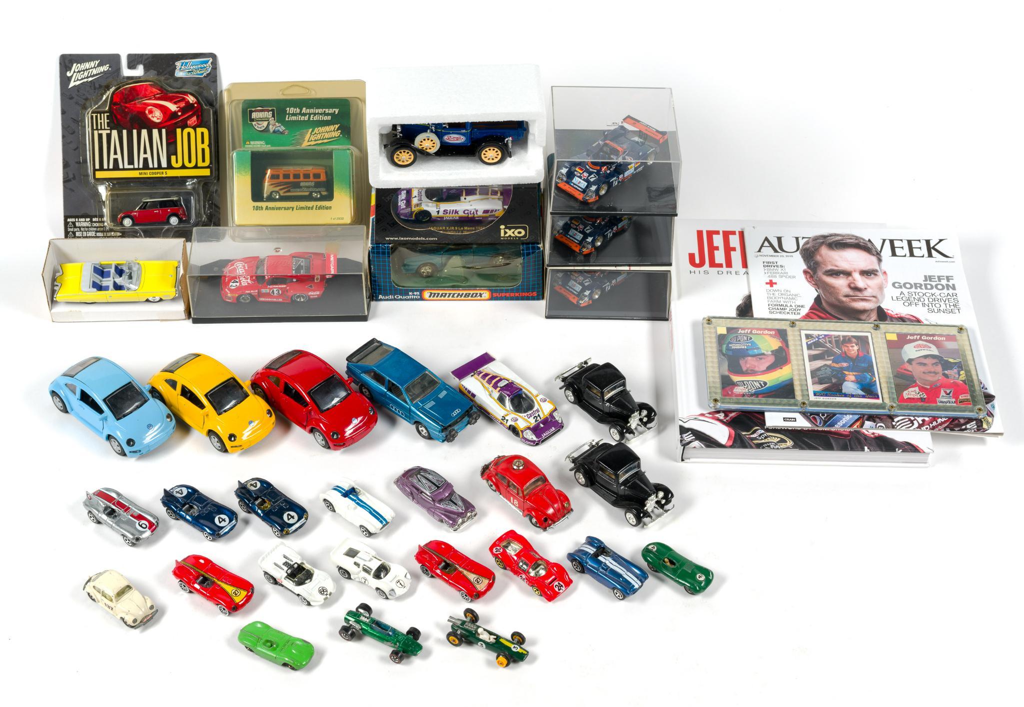 34 Toy Cars incl Matchbox and Jeff Gordon Memorabilia