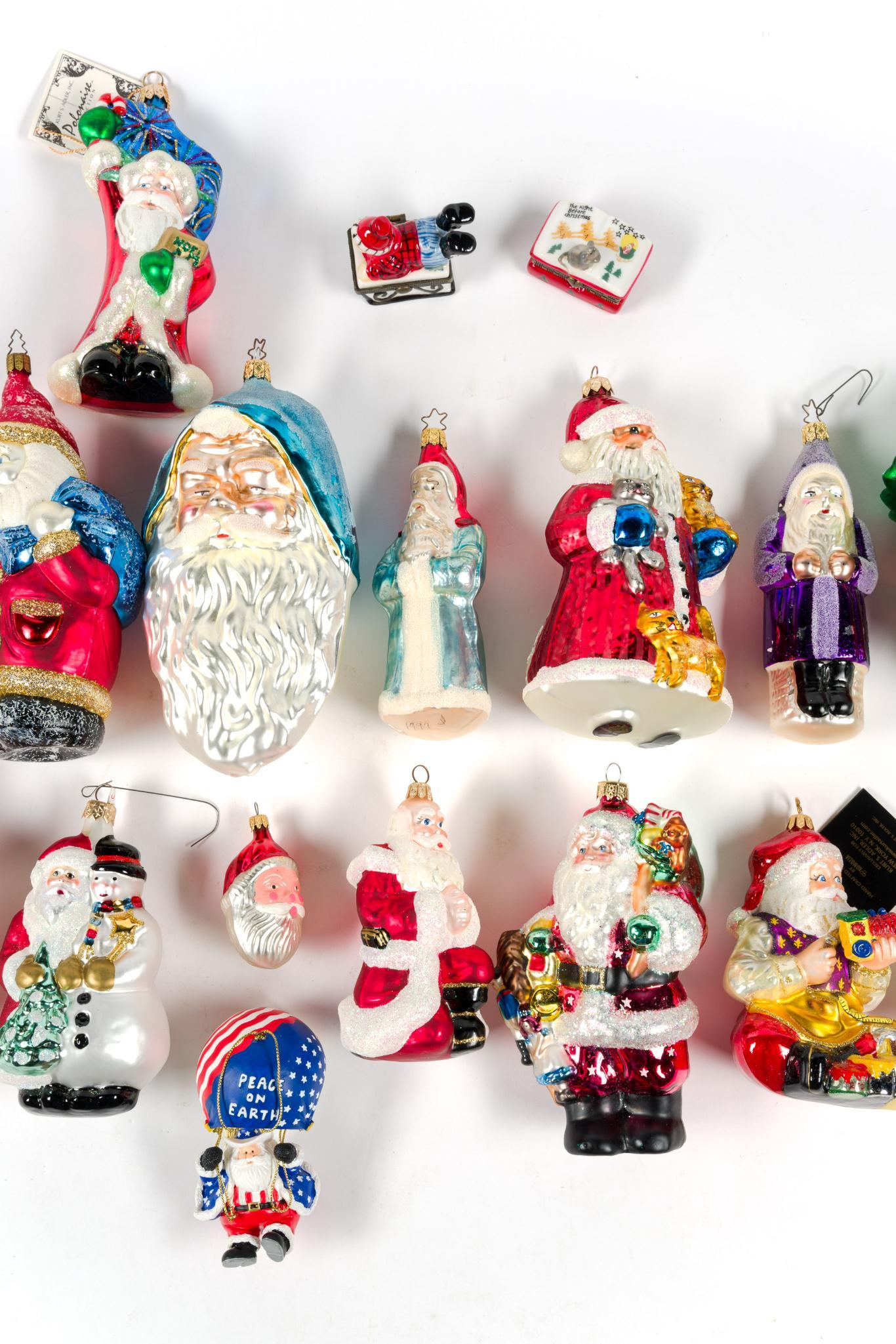 20 Ornaments incl Christopher Radko