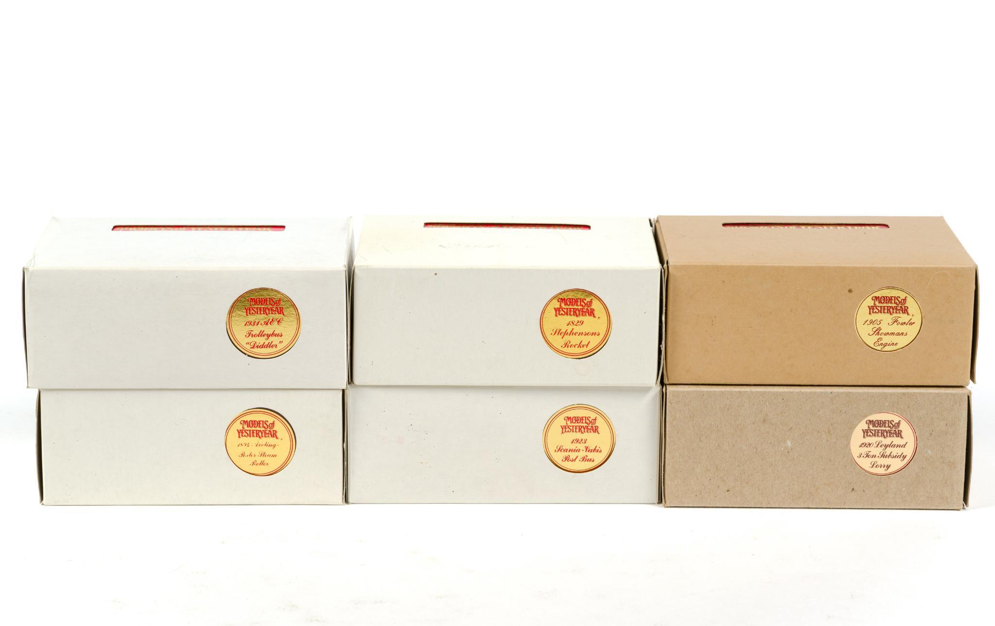 6 Matchbox Die-Cast "Models of Yesteryear" in Original Boxes