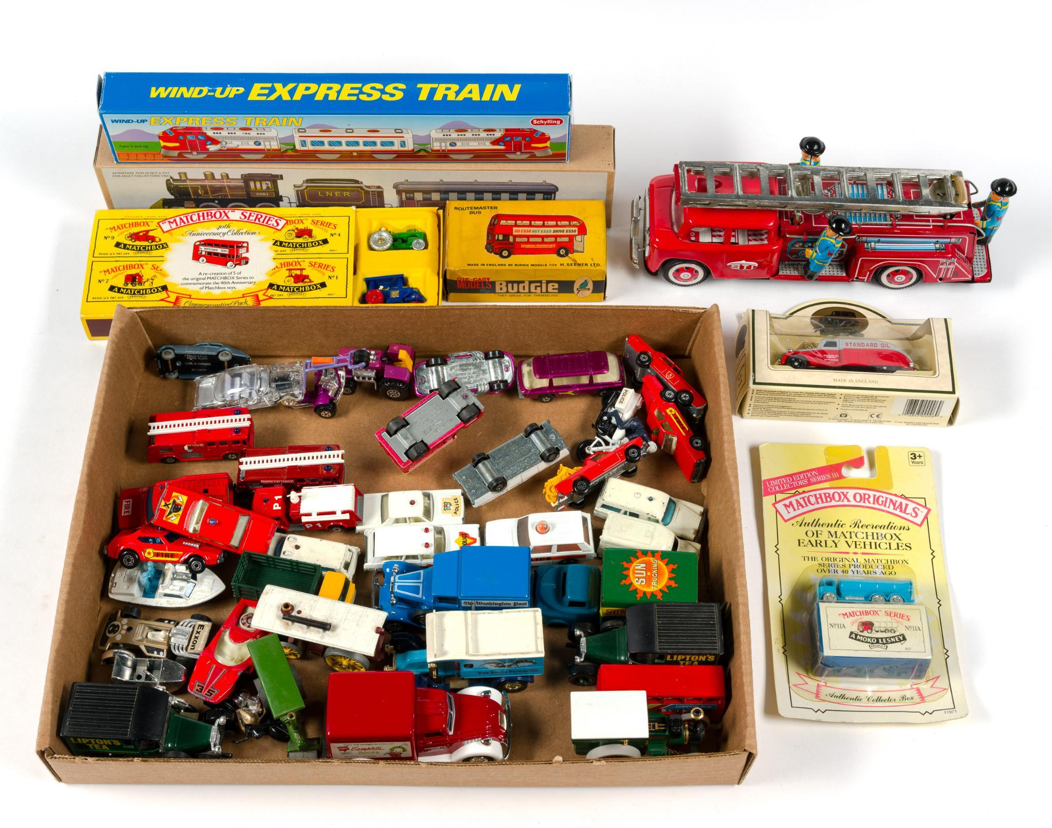 51 Toy Cars, Trains, and Trucks incl Lesney Matchbox Collection