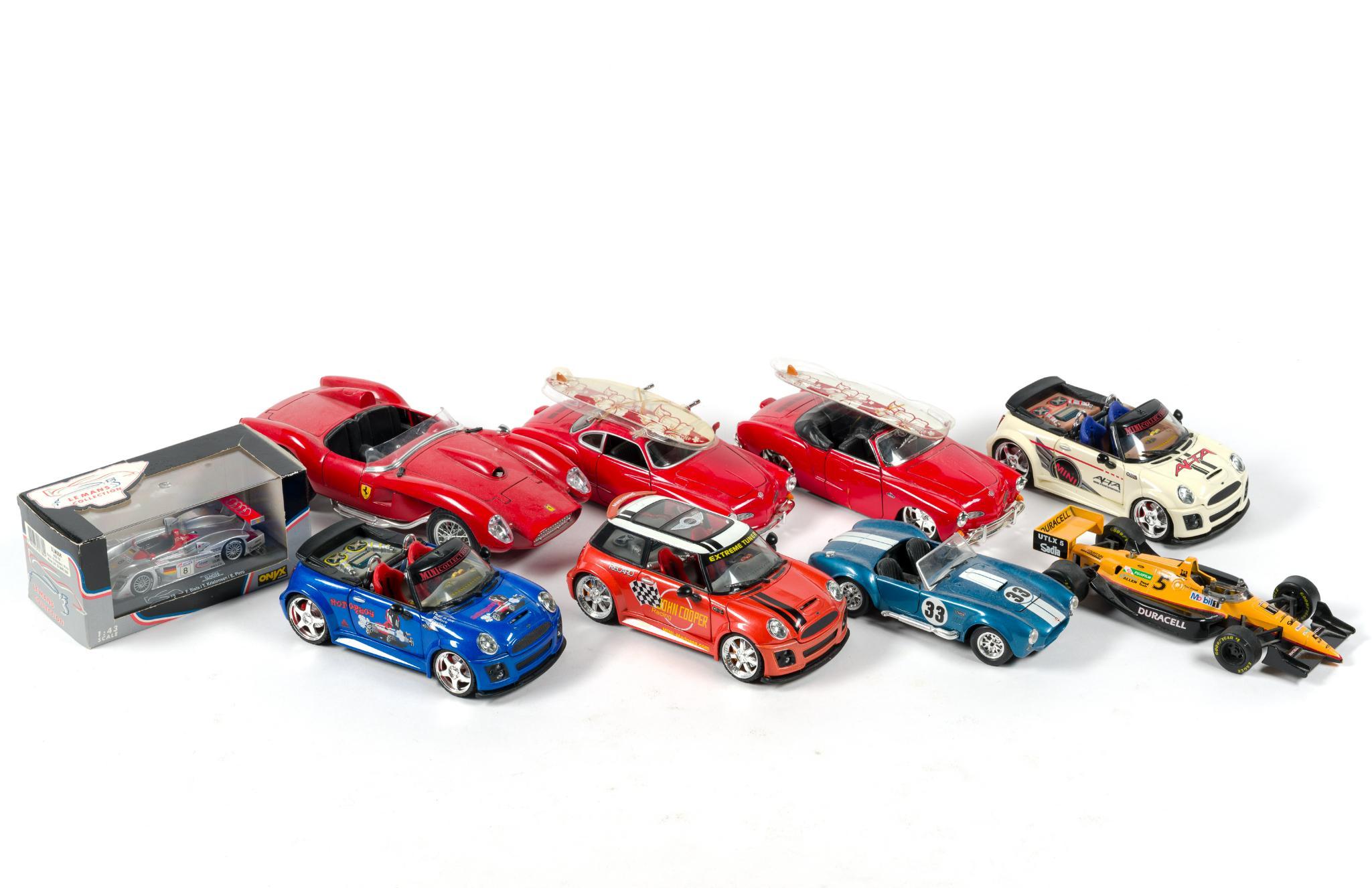 9 Die-Cast Cars incl Audi