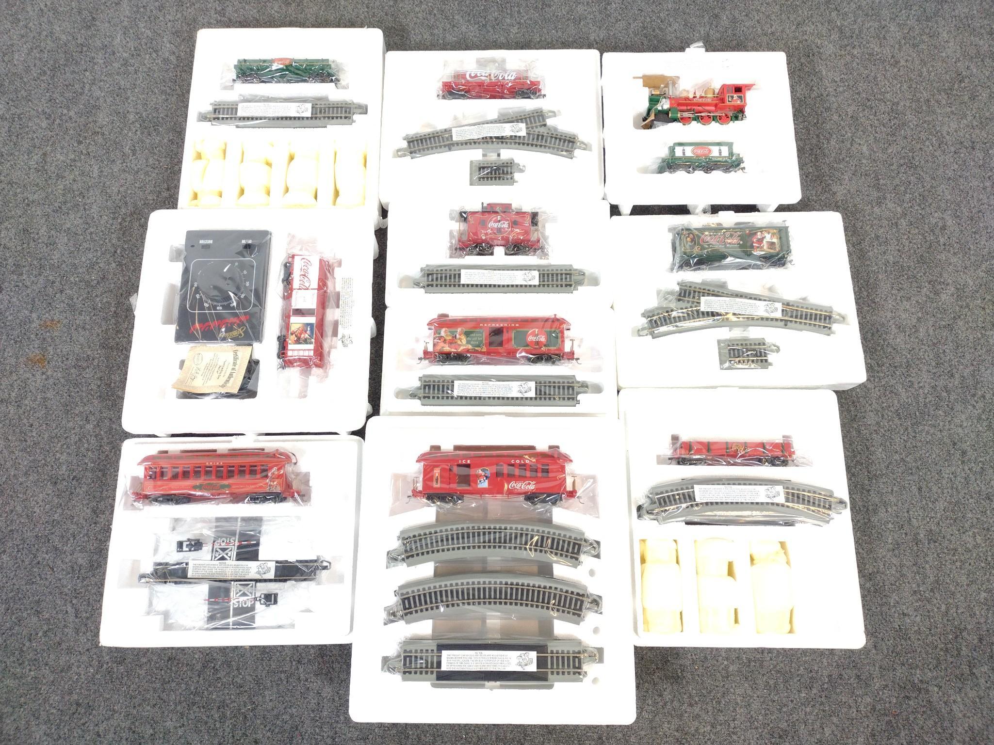 Hawthorne Village Coca-Cola H-O Gauge Train with COA