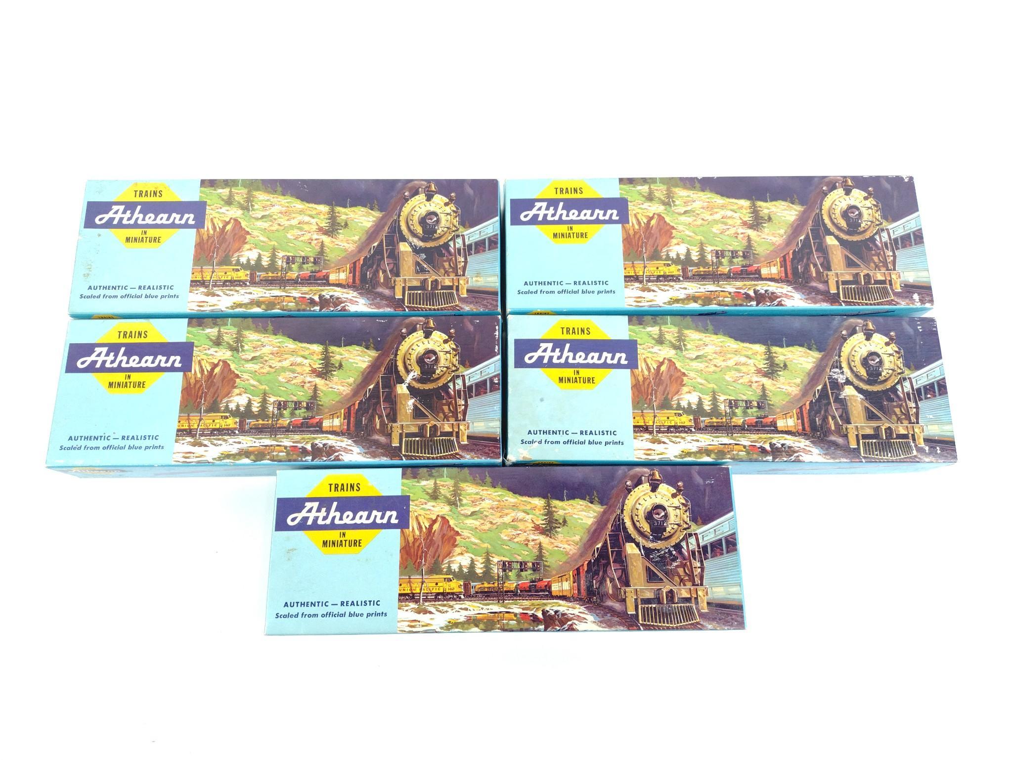 5 Boxes Athearn H-O Gauge Amtrak Model Trains