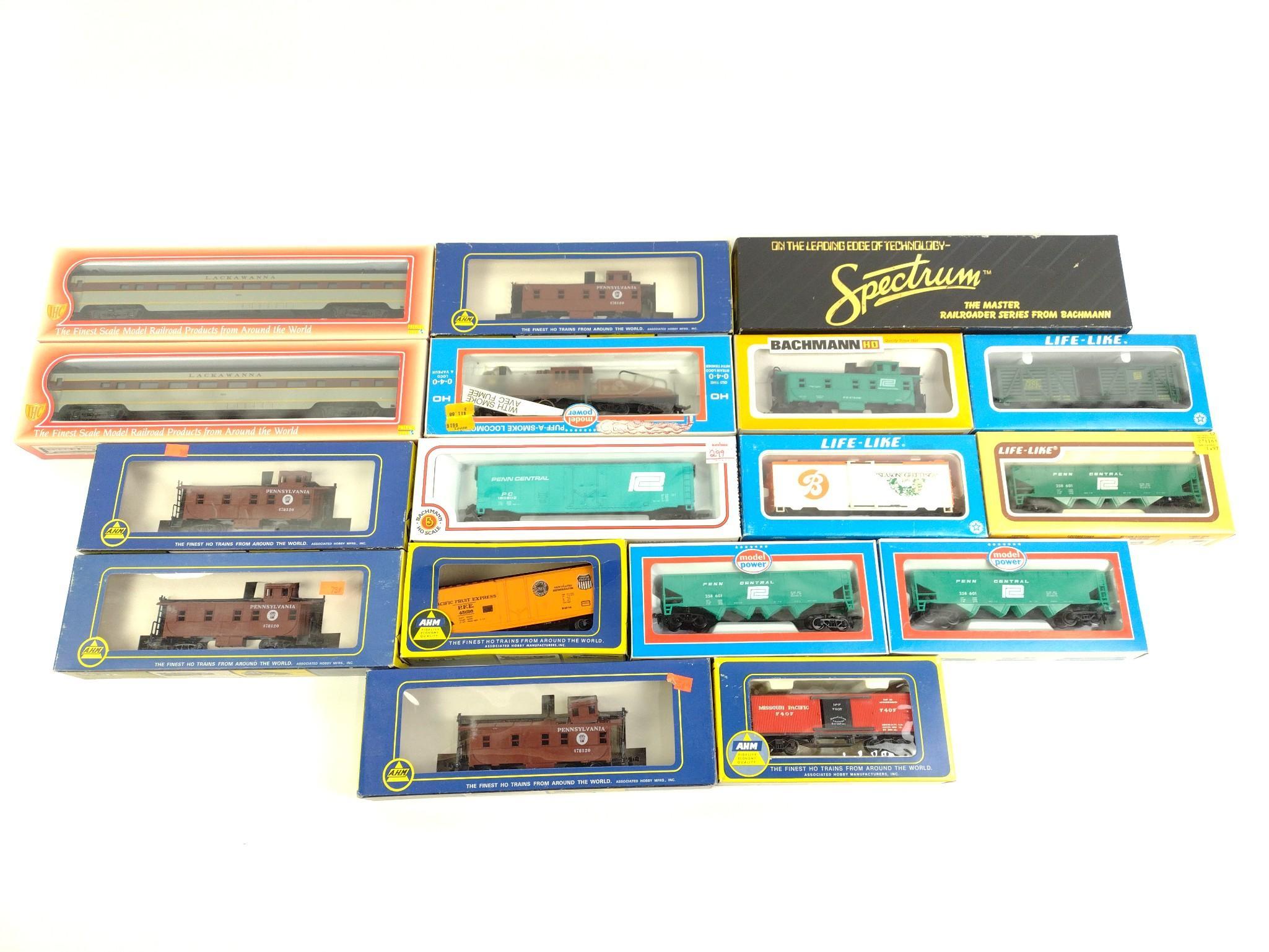 17 Boxes Of O Gauge Model Trains Incl. PRR & AHM