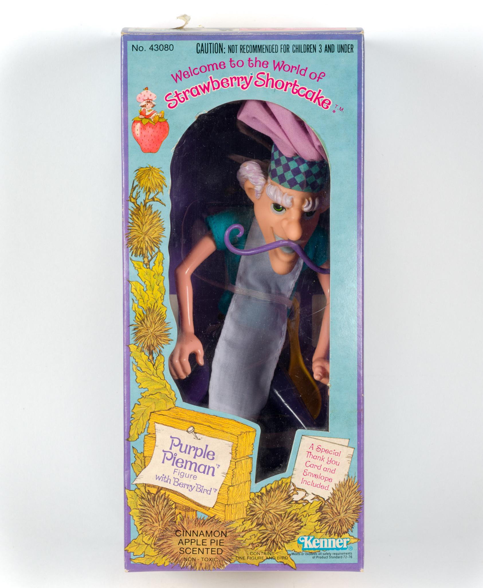 Purple Pieman Figure with Berry Bird