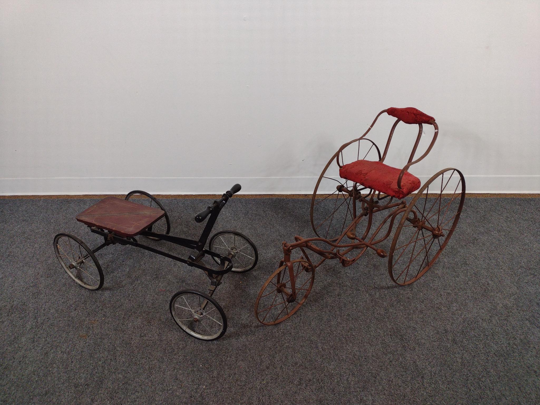 Antique Tricycle and Child's Riding Toy