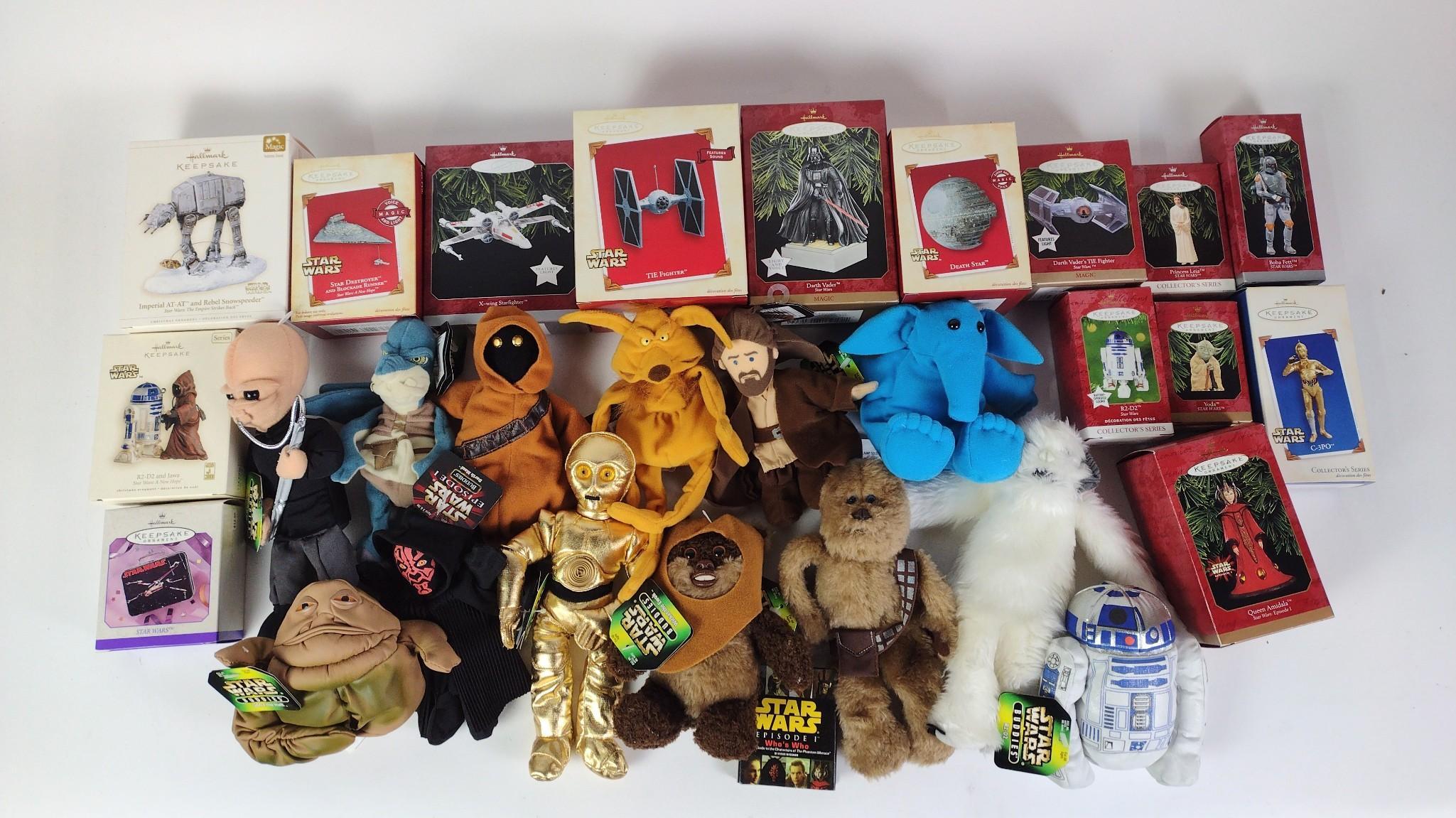Star Wars Ornaments and Plush Characters