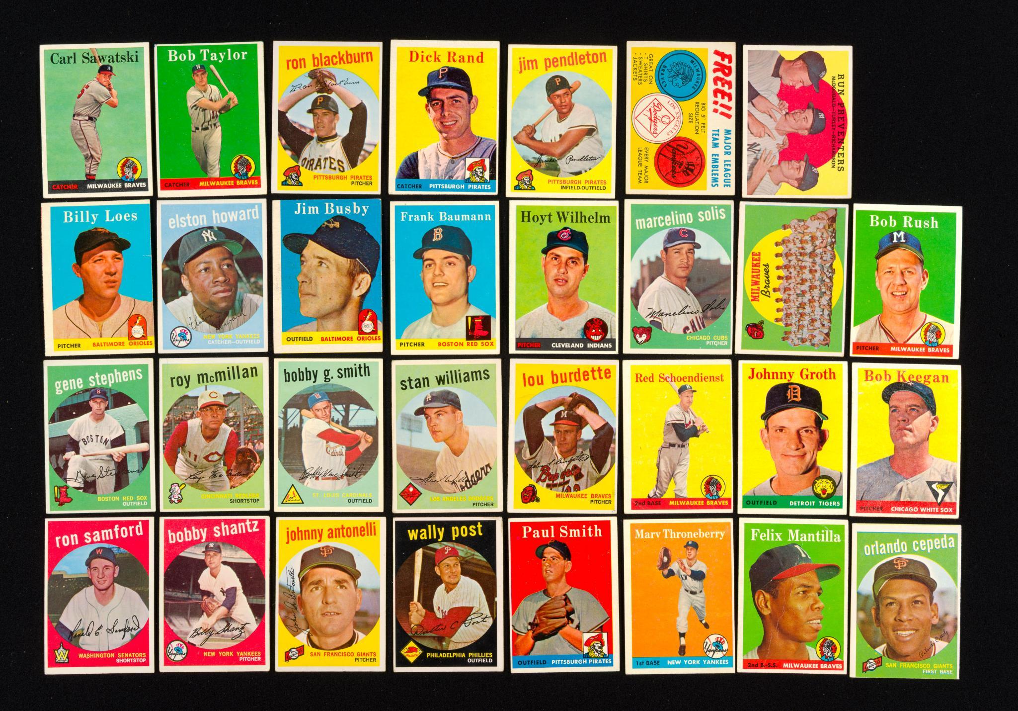 1950's Topps Baseball Cards