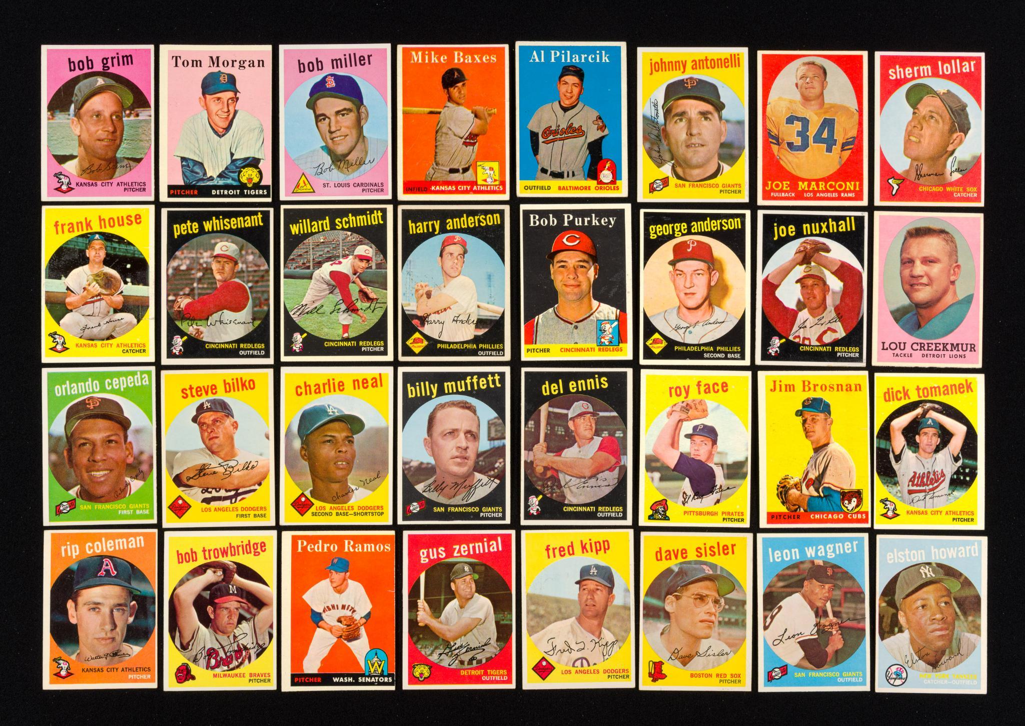 1950's Topps Baseball Cards