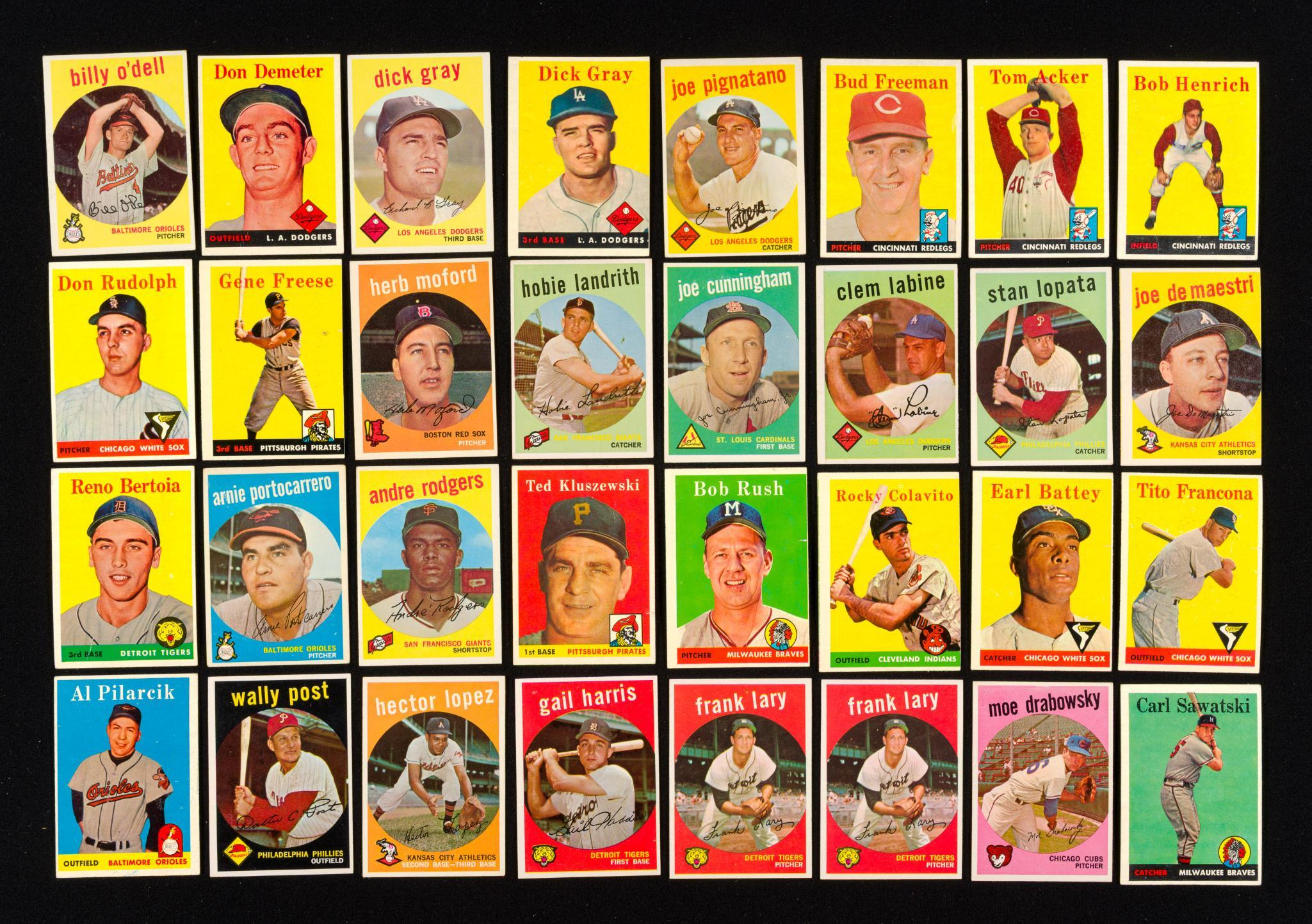 1950's Topps Baseball Cards