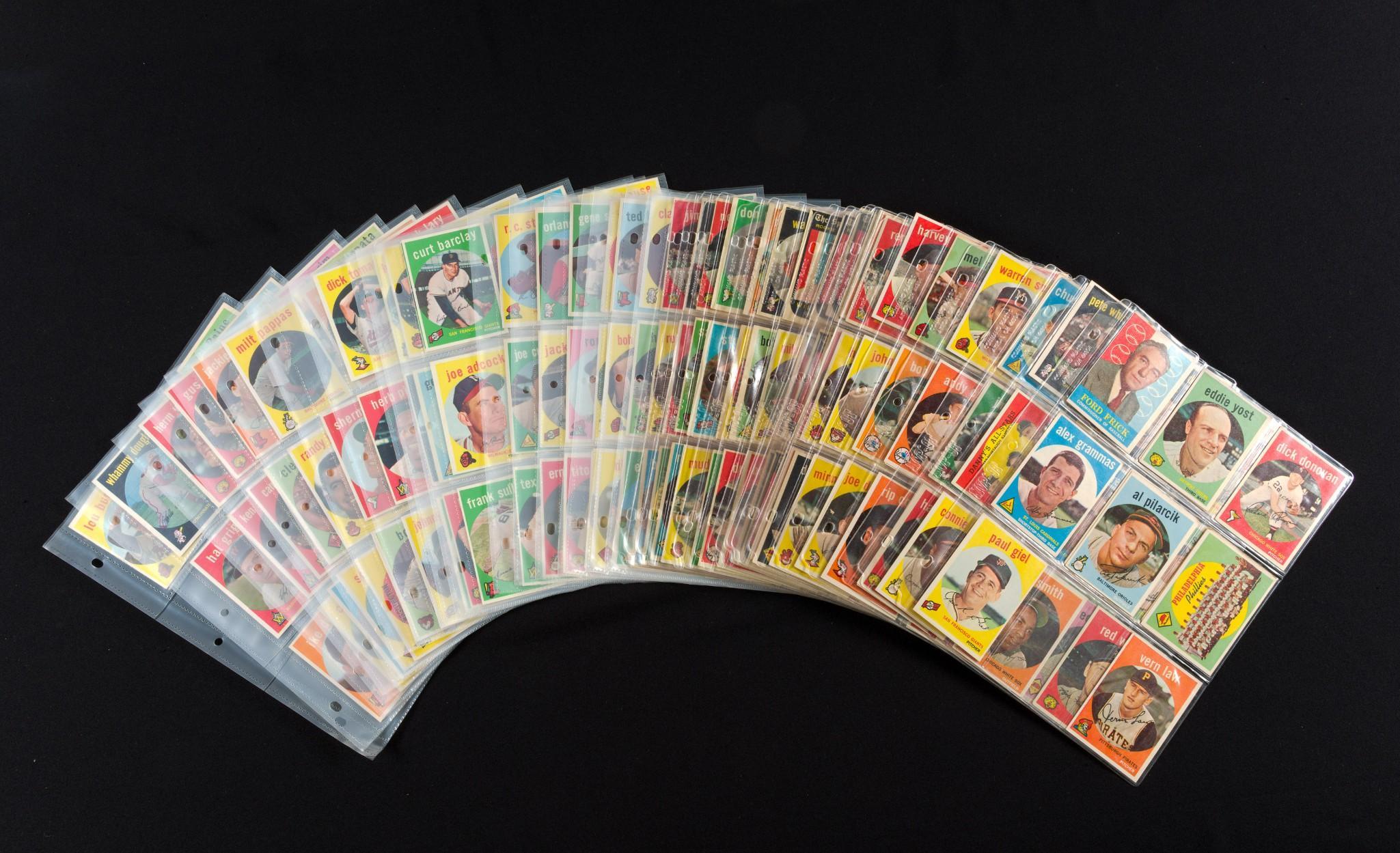 Approximately 298 1950's Topps Baseball Cards