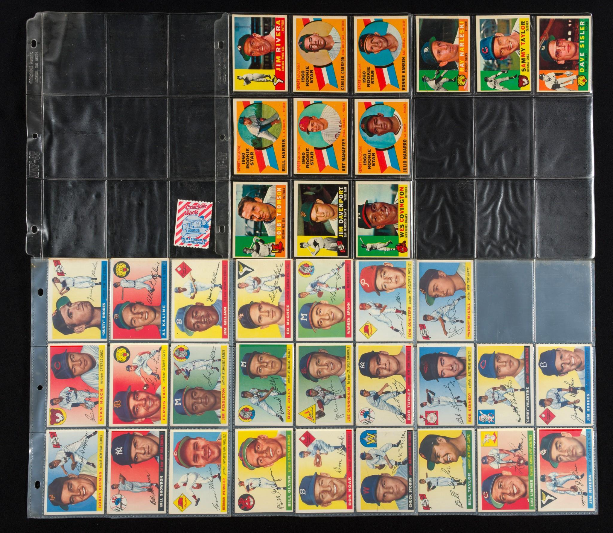 Approximately 95 1950's 1960 Topps Baseball Cards
