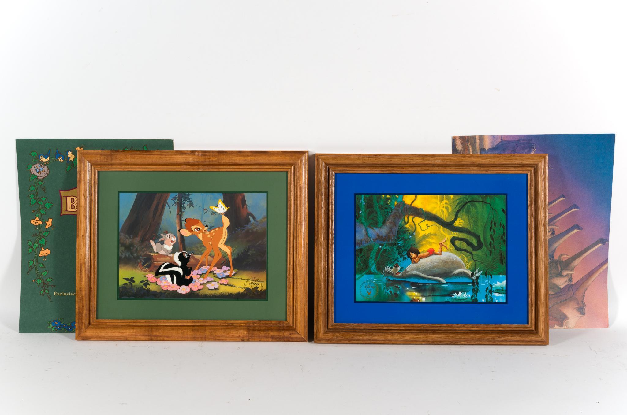 2 Disney Lithographs incl. The Jungle Book