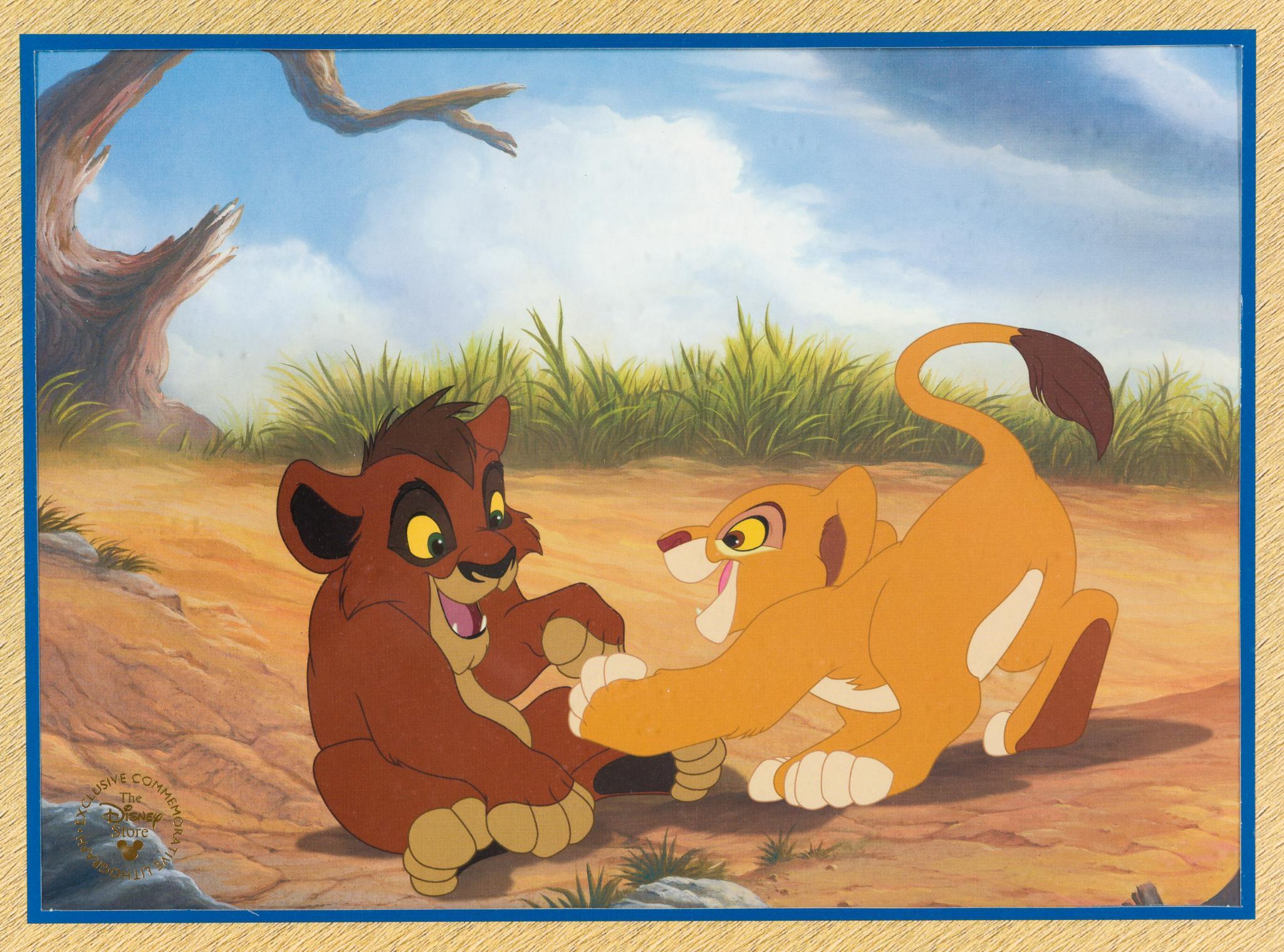 2 Disney Lion King Lithographs