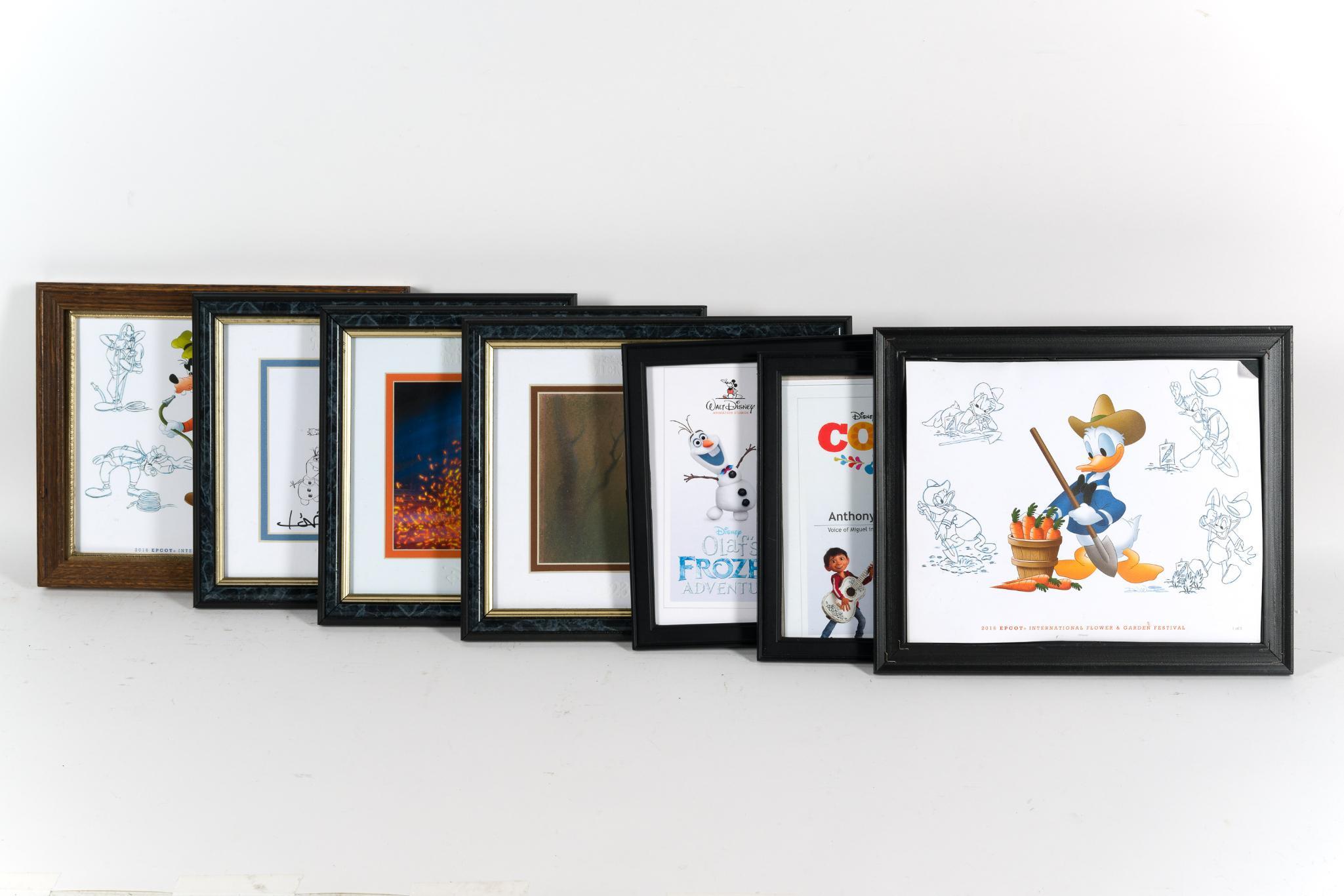 7 Disney Animation Prints incl. Frozen