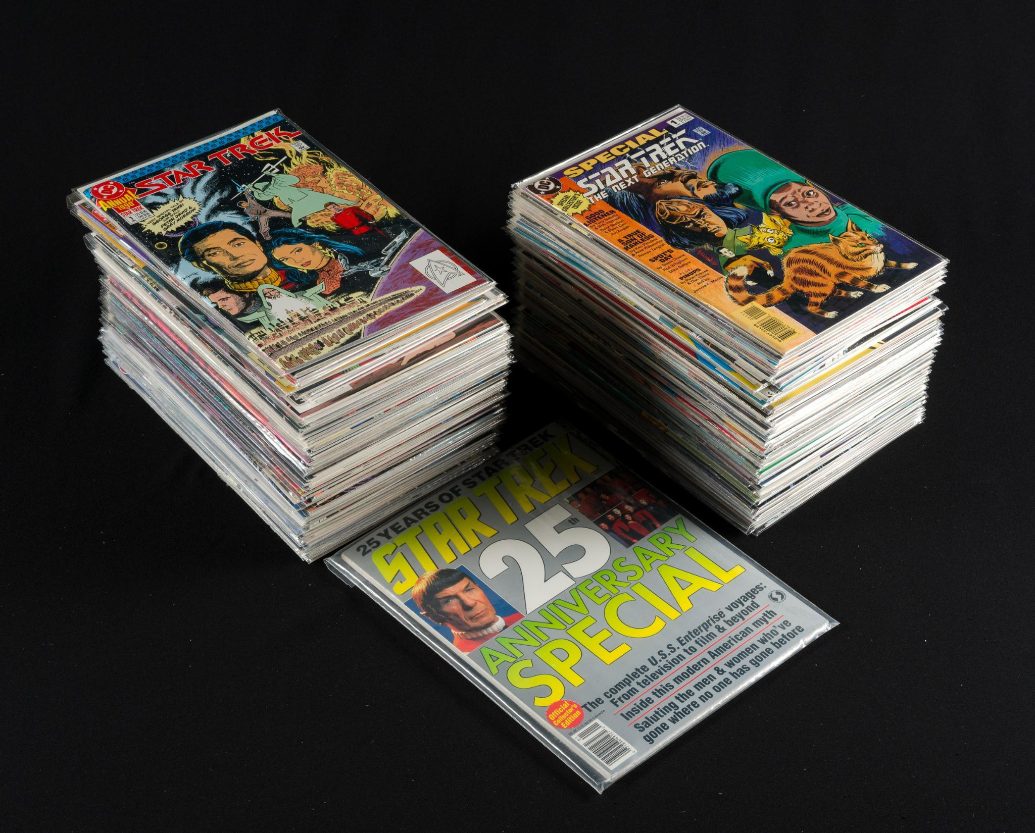 125 Vintage Star Trek & Star Trek Next Generation Comics