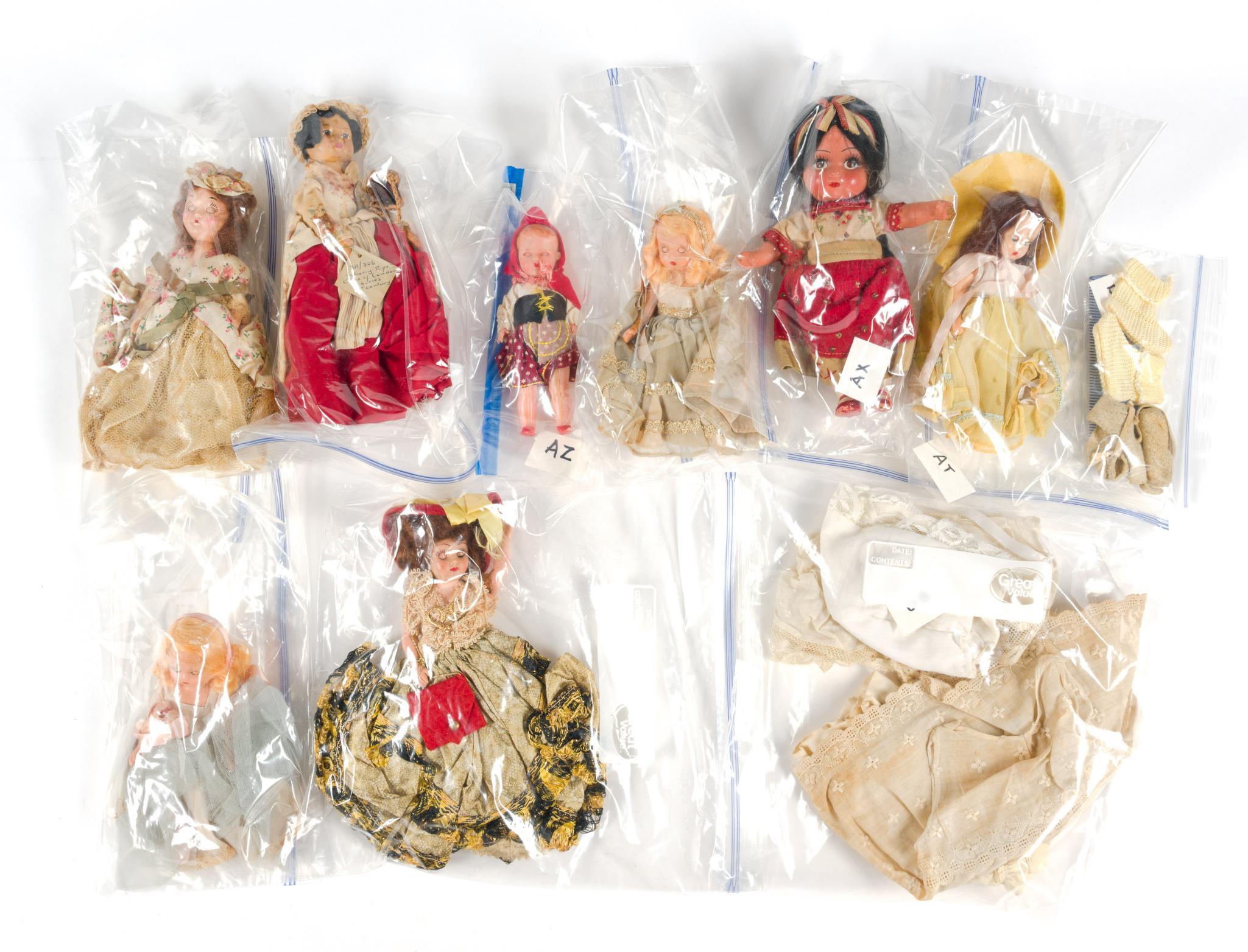 8 Dolls and Accessories