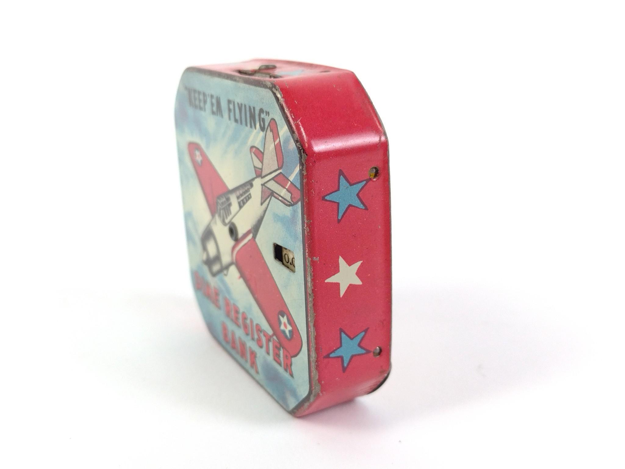 "Keep 'Em Flying" Dime Register Bank